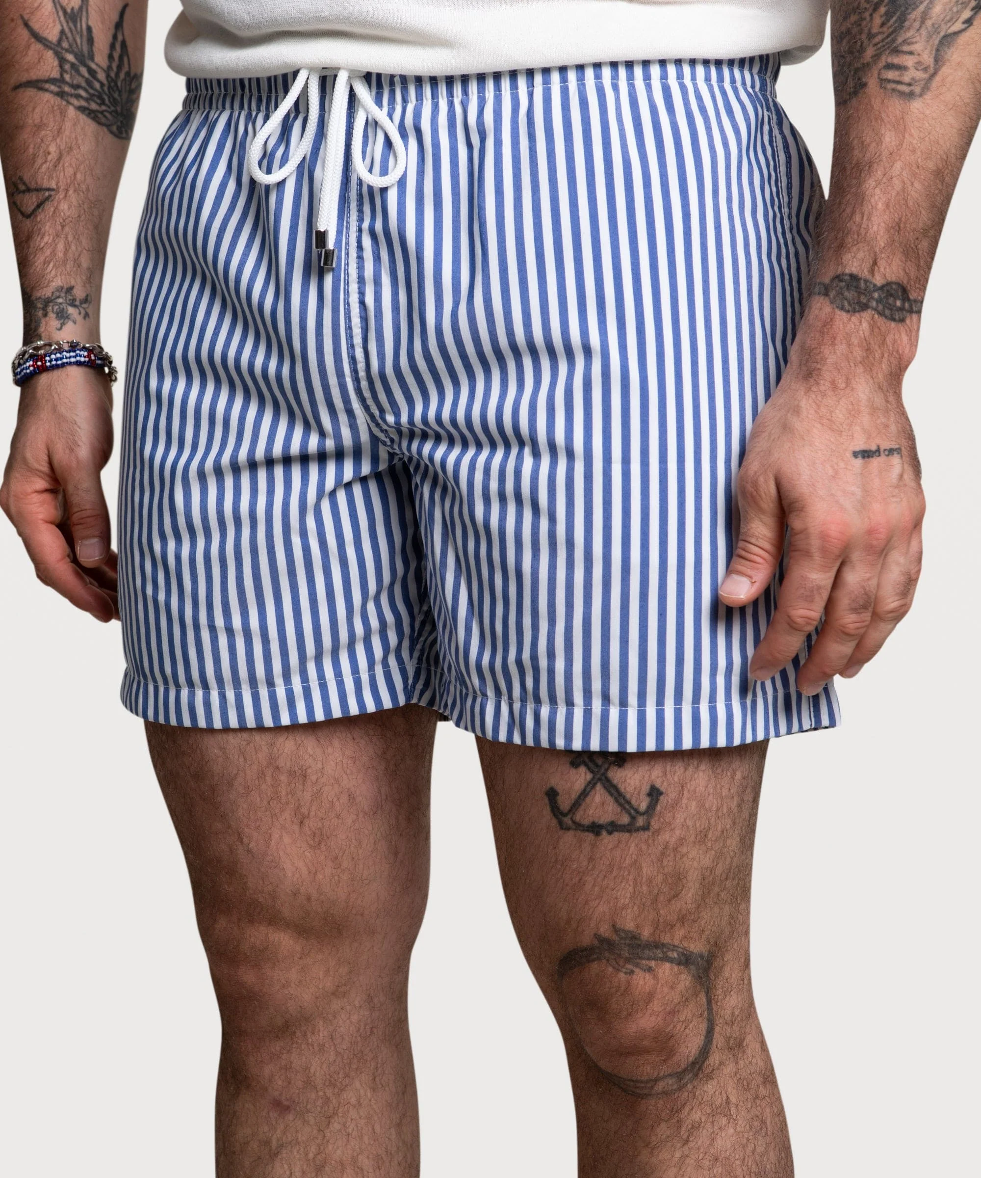 Bold Striped Swim Shorts - Image 3