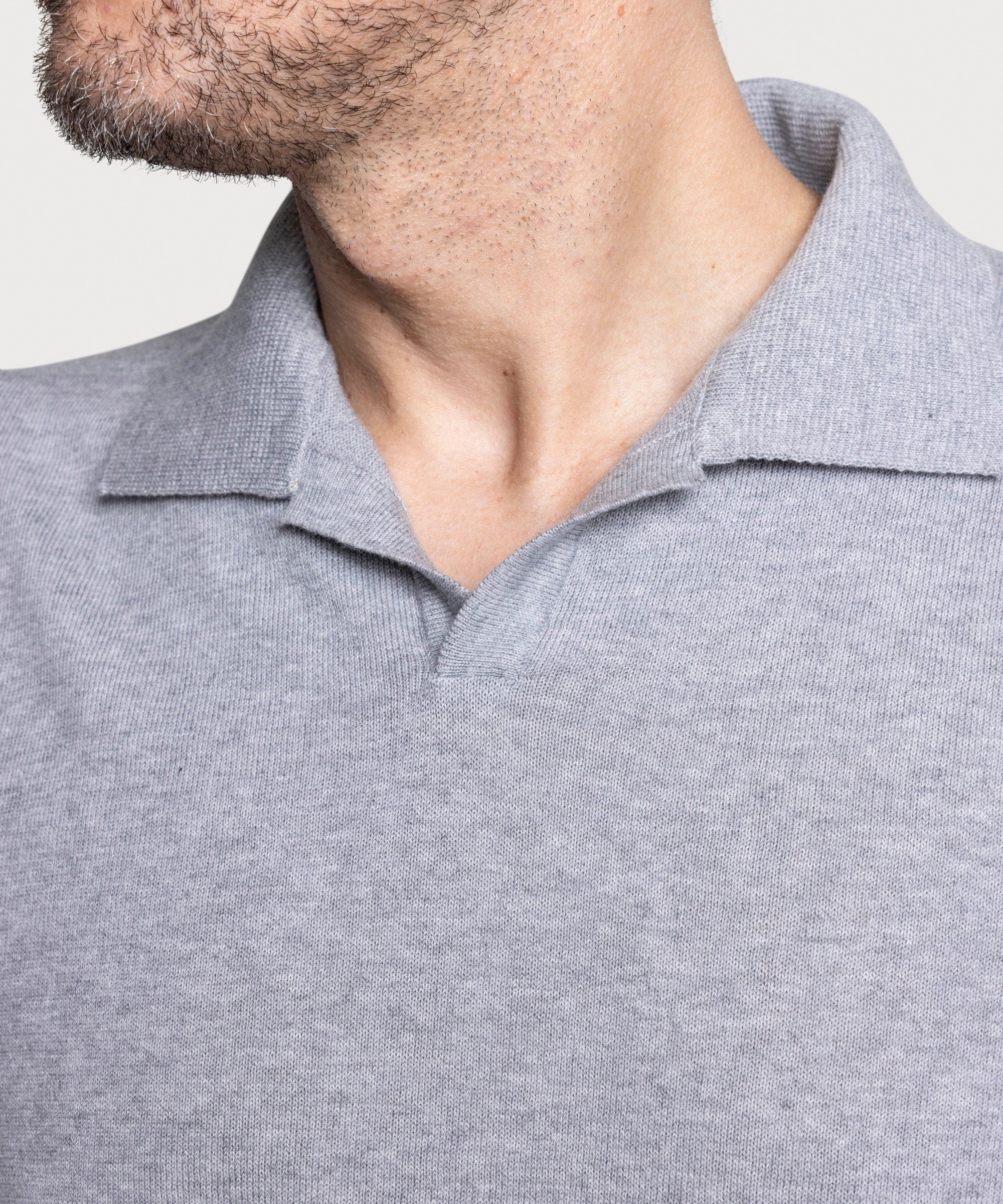 Cotton Casual Polo Sweater - Image 9