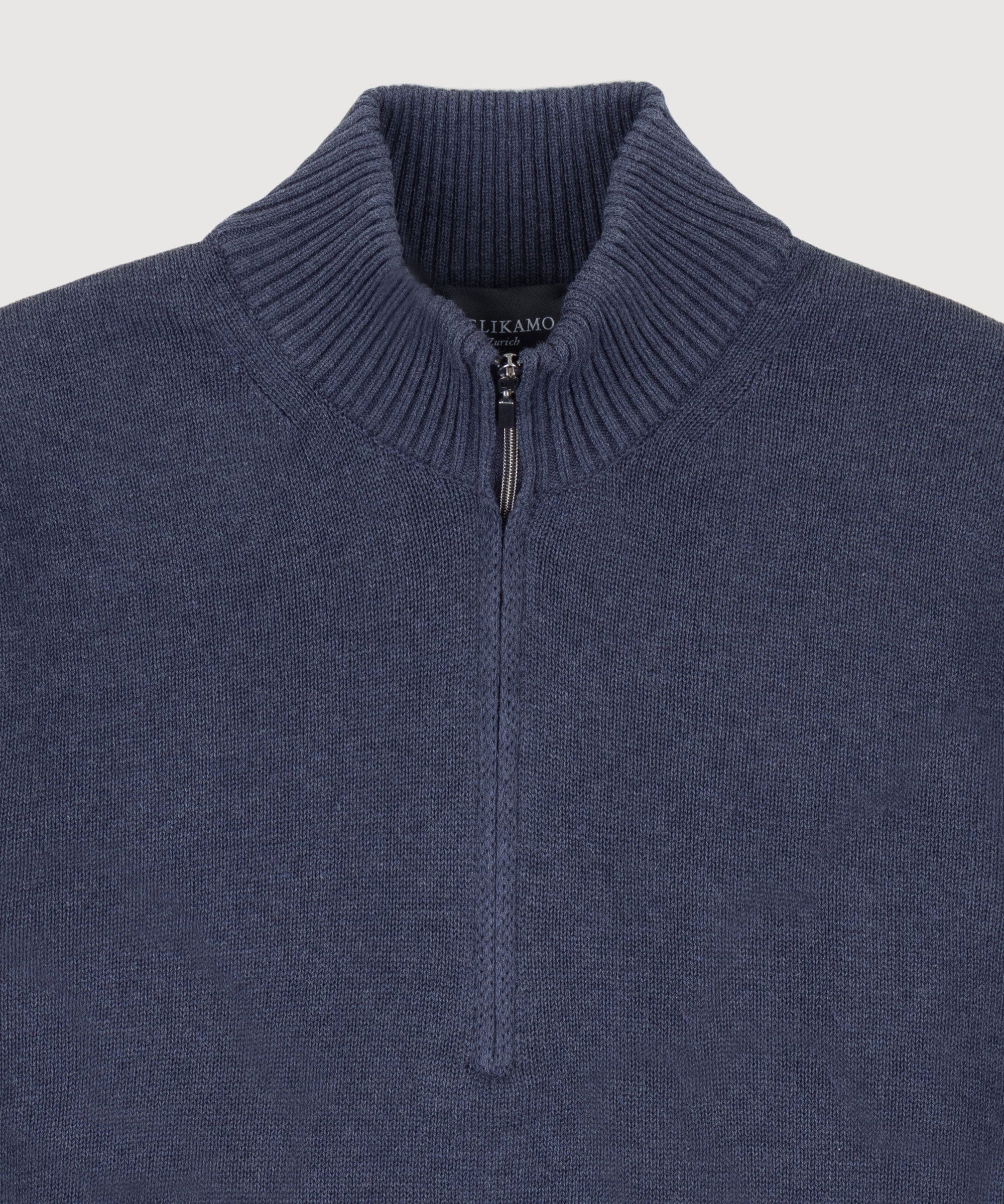 Cotton Half Zip Sweater - Image 11