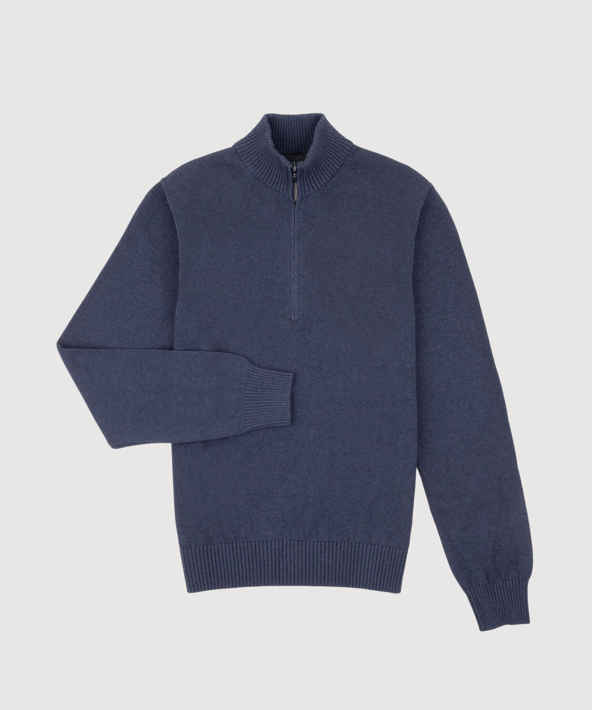 Cotton Half Zip Sweater - Image 12