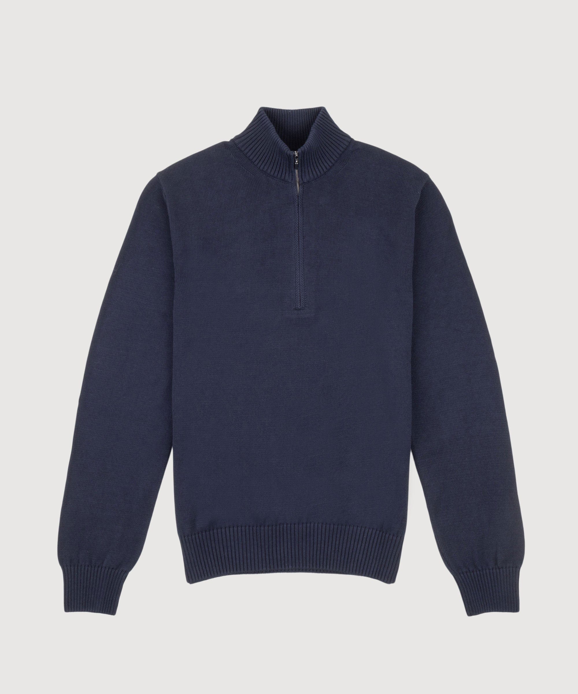 Cotton Half Zip Sweater - Image 4