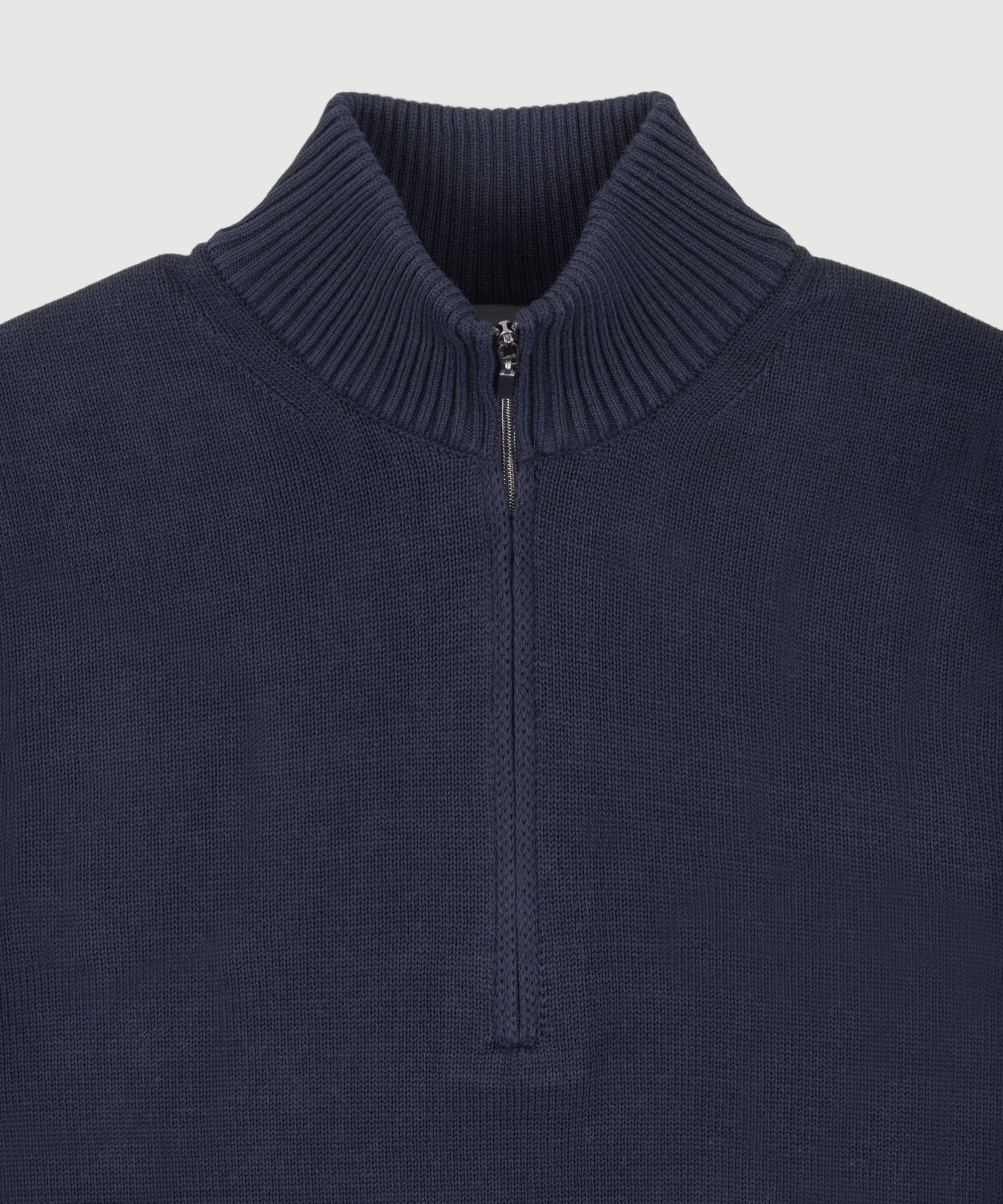 Cotton Half Zip Sweater - Image 5