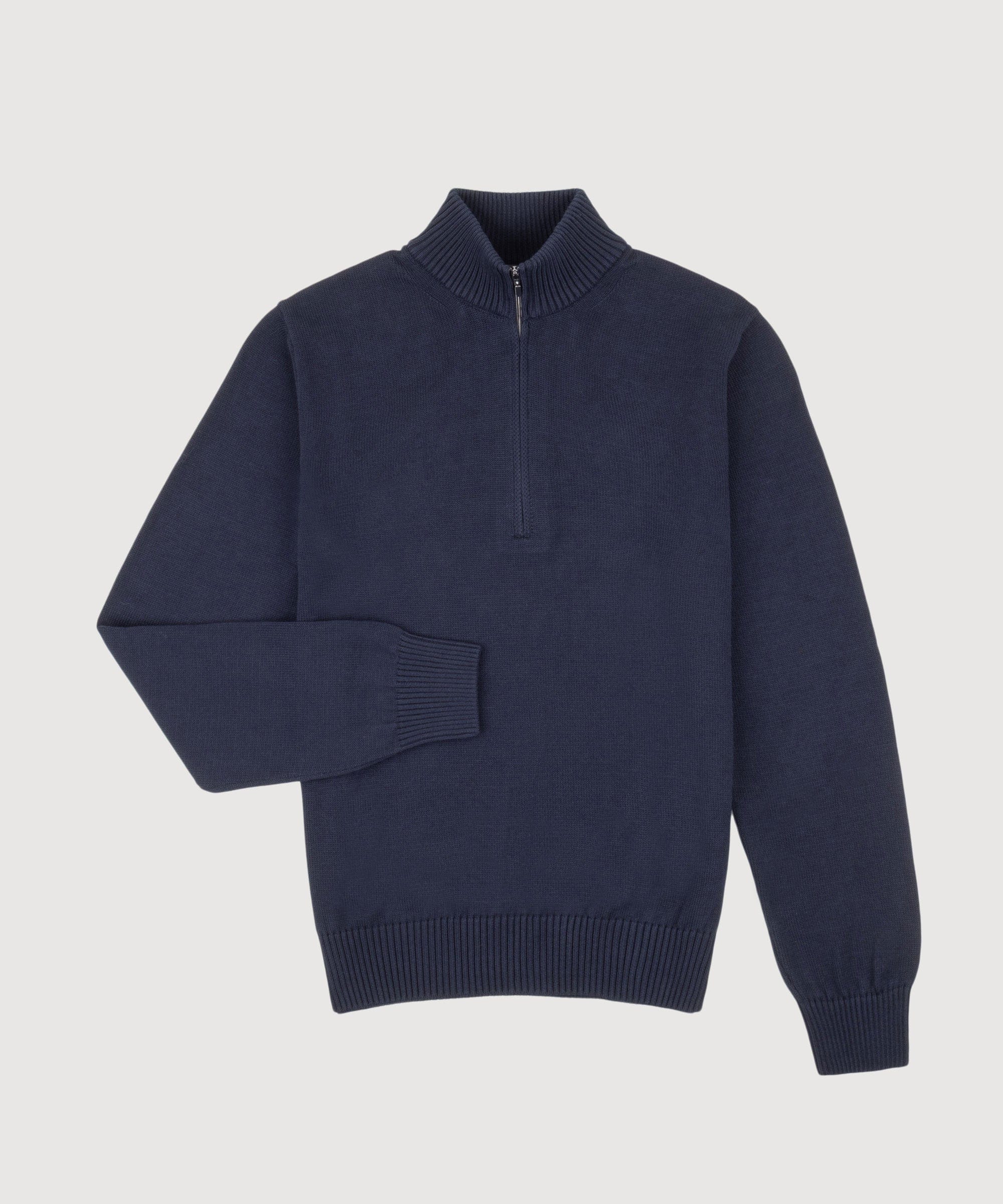 Cotton Half Zip Sweater - Image 6