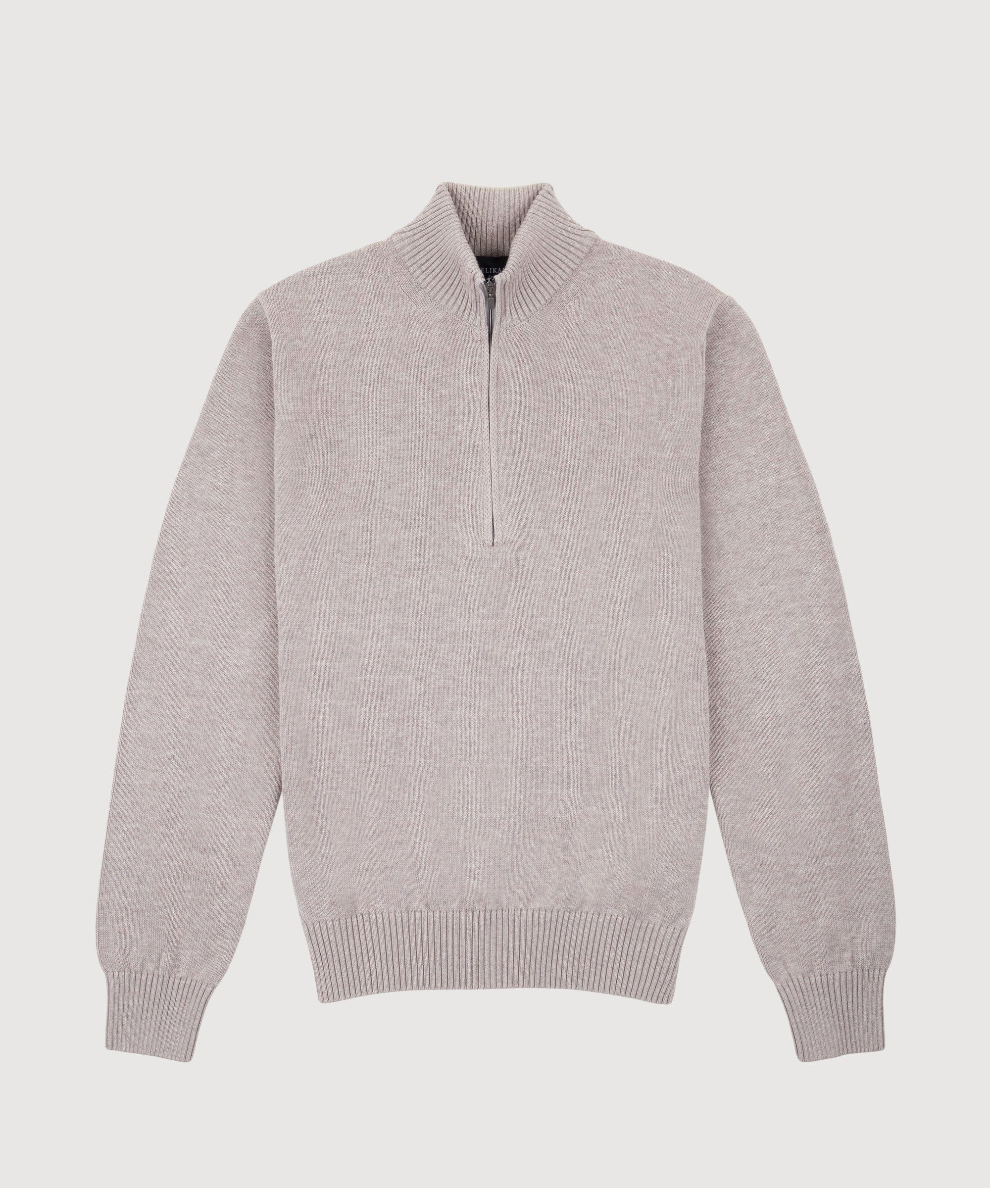 Cotton Half Zip Sweater - Image 7
