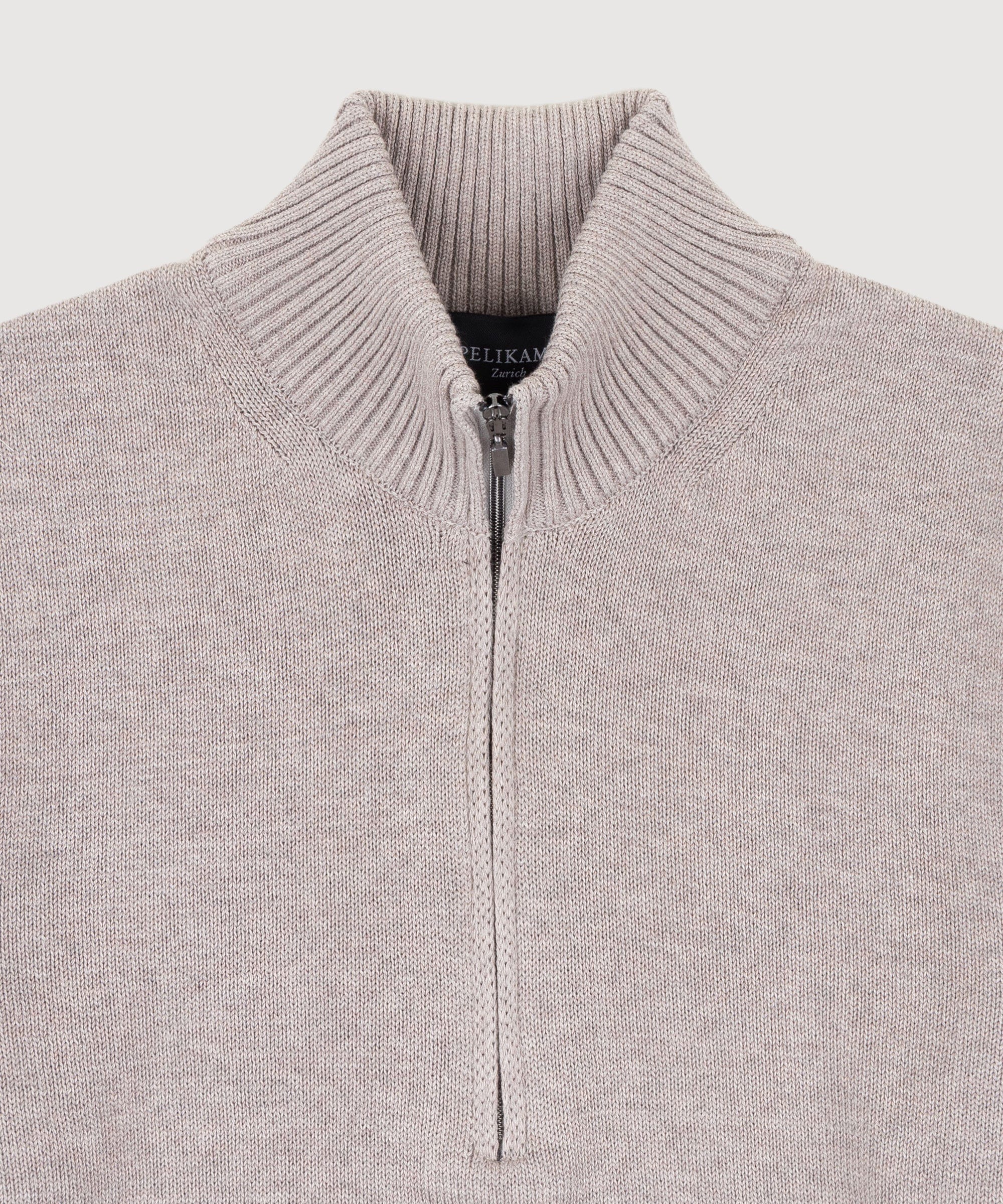 Cotton Half Zip Sweater - Image 8