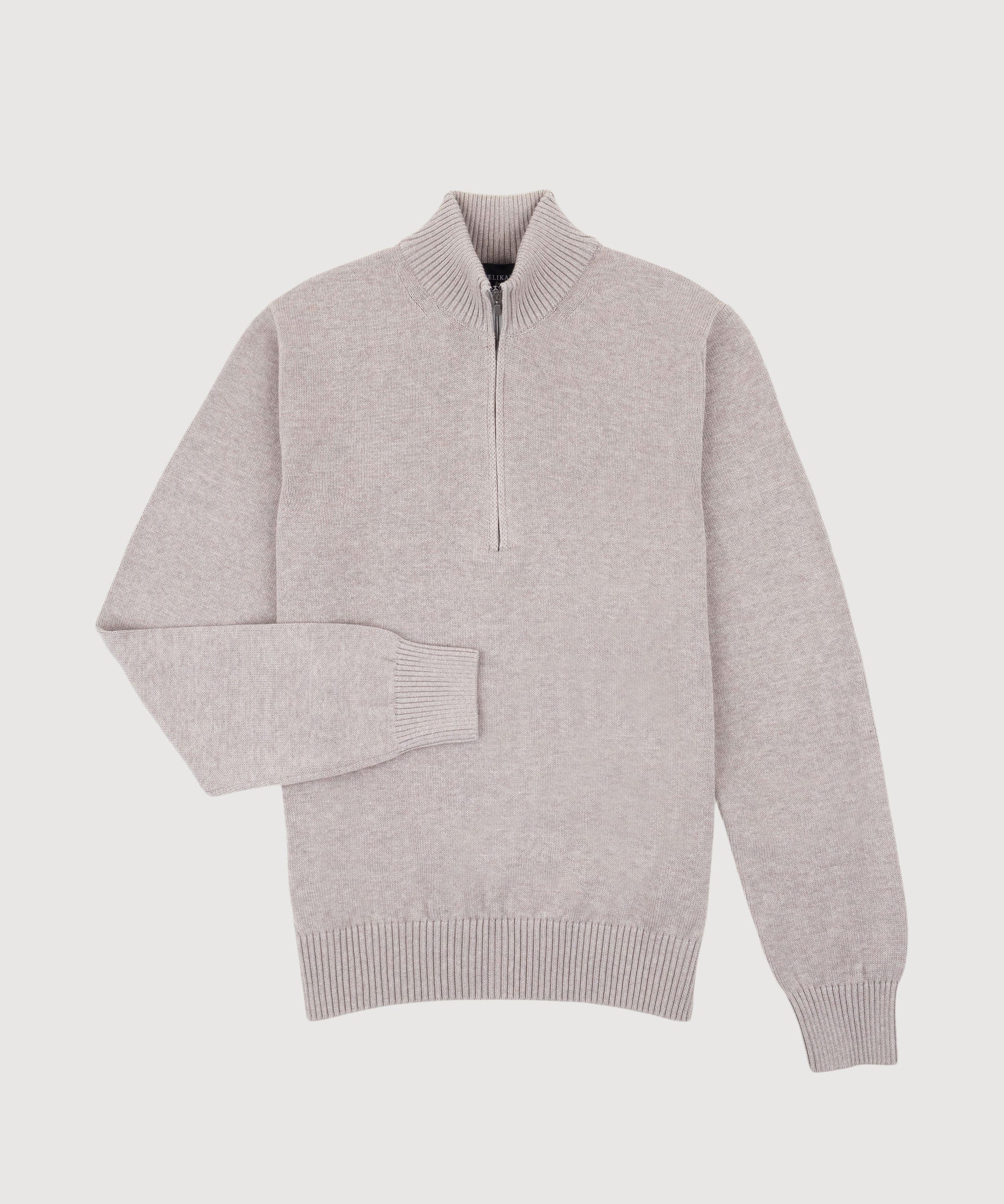 Cotton Half Zip Sweater - Image 9