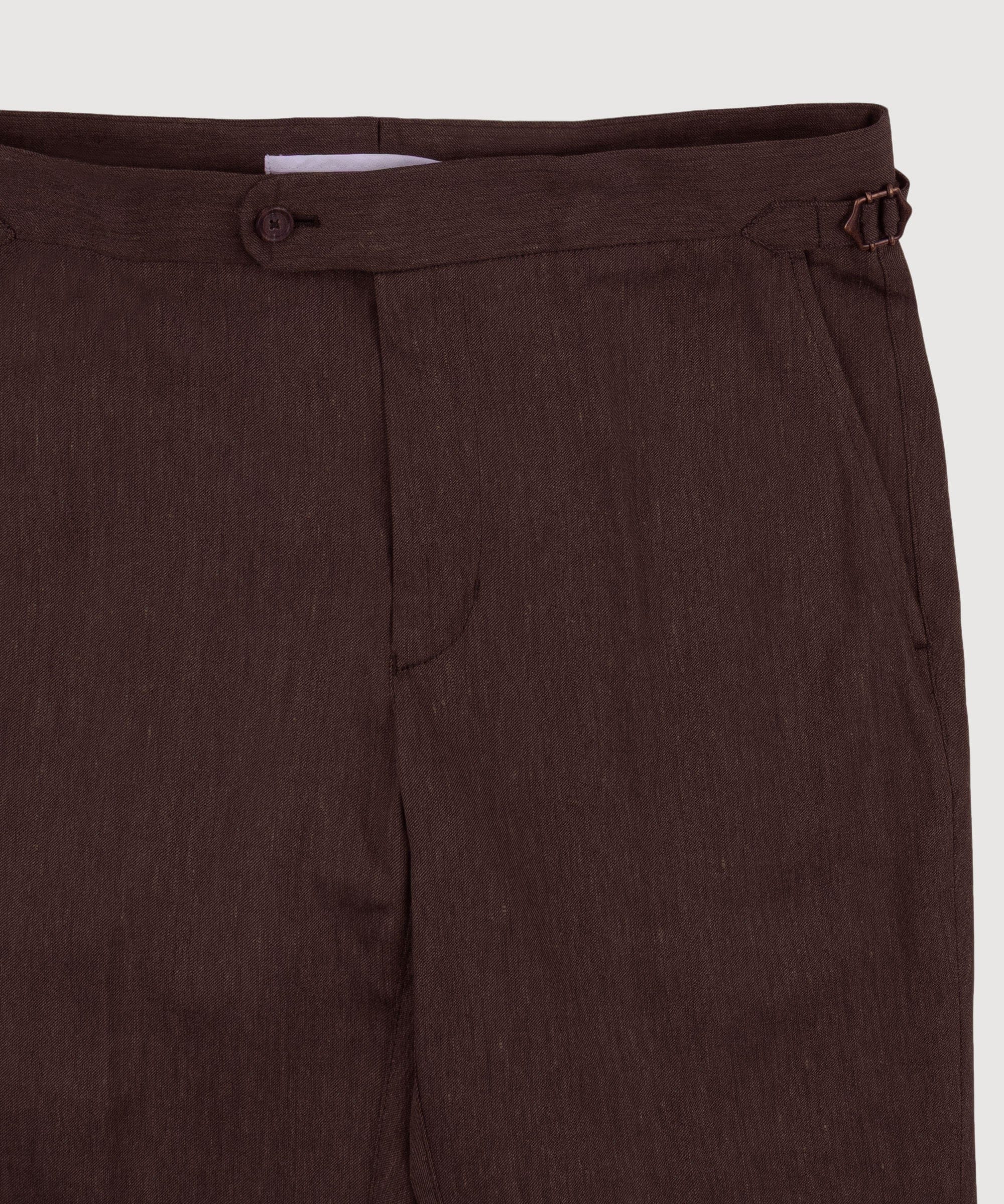 Cotton Linen Dinner Trousers - Image 2