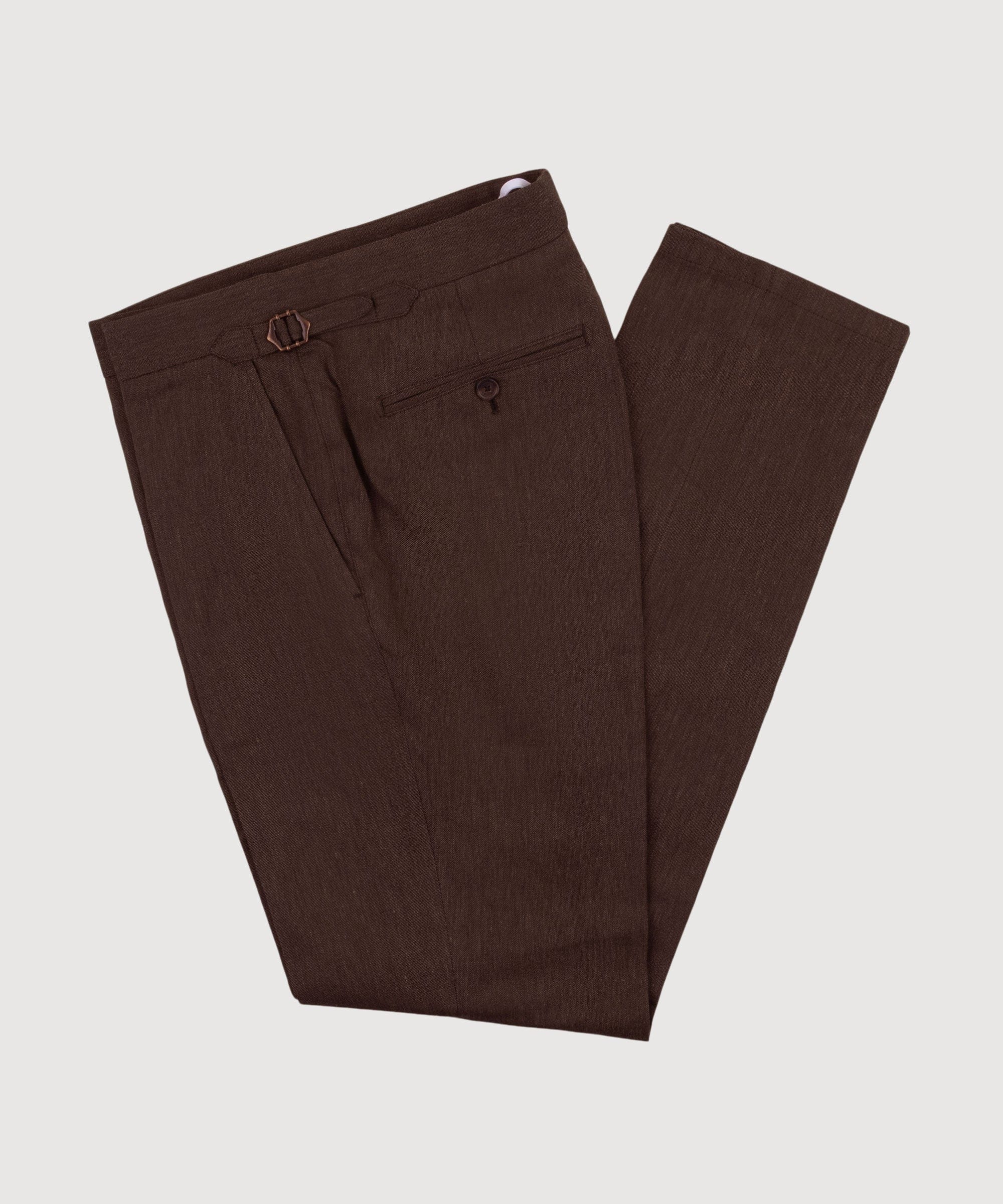 Cotton Linen Dinner Trousers - Image 3