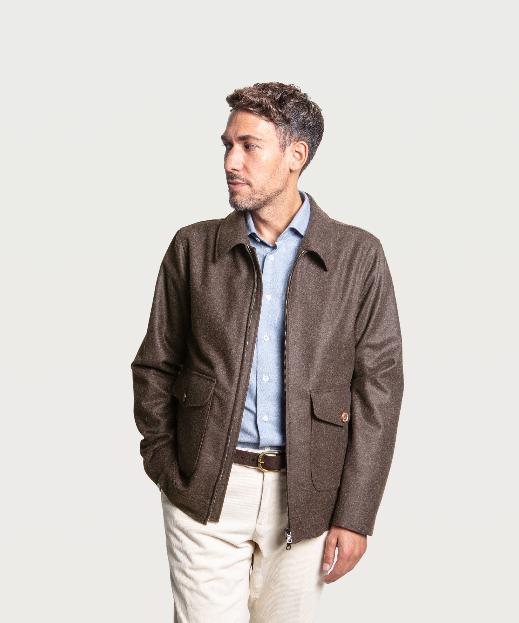 Flannel Blouson - Image 10