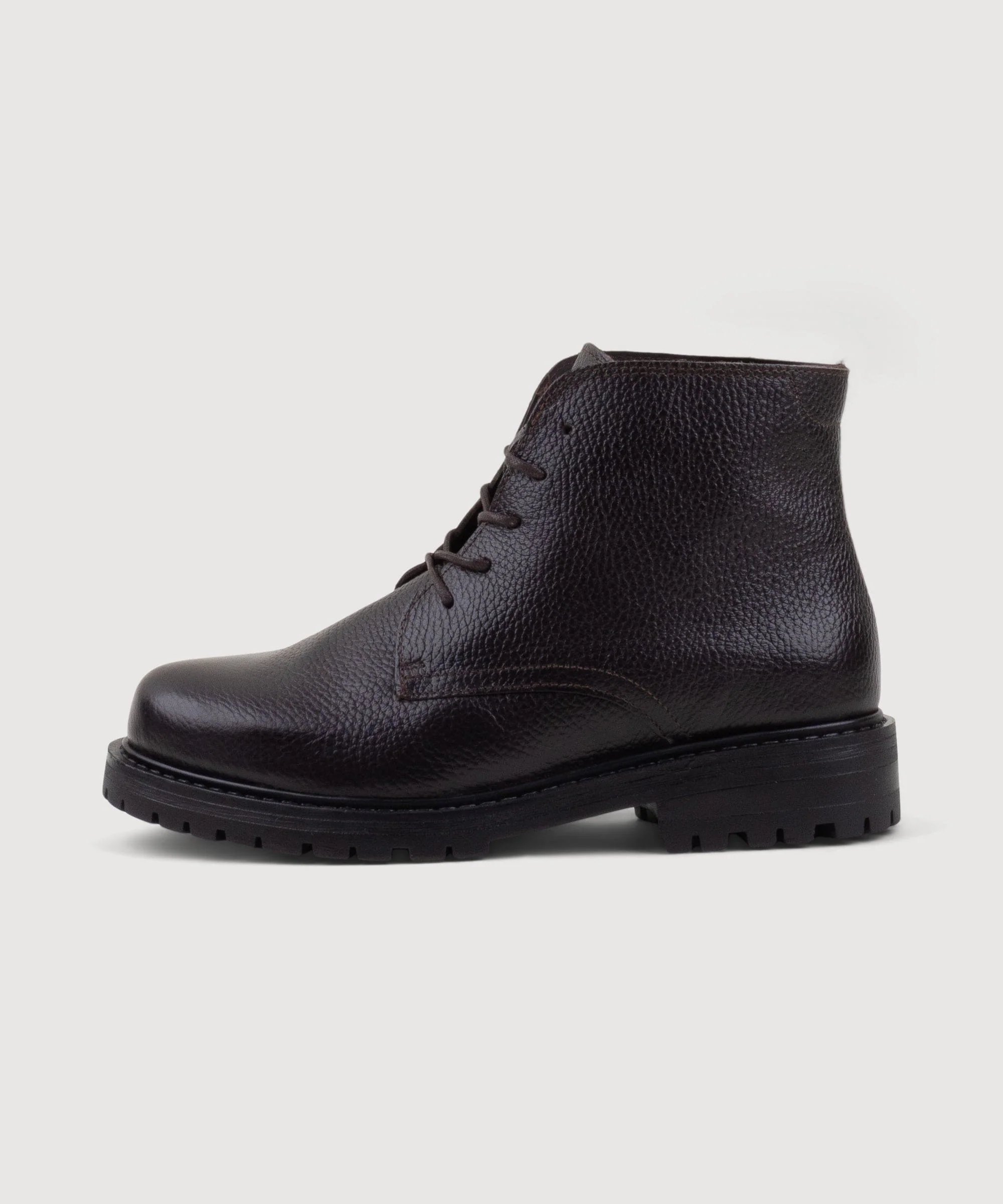 Grained Leather City Boot - Image 3