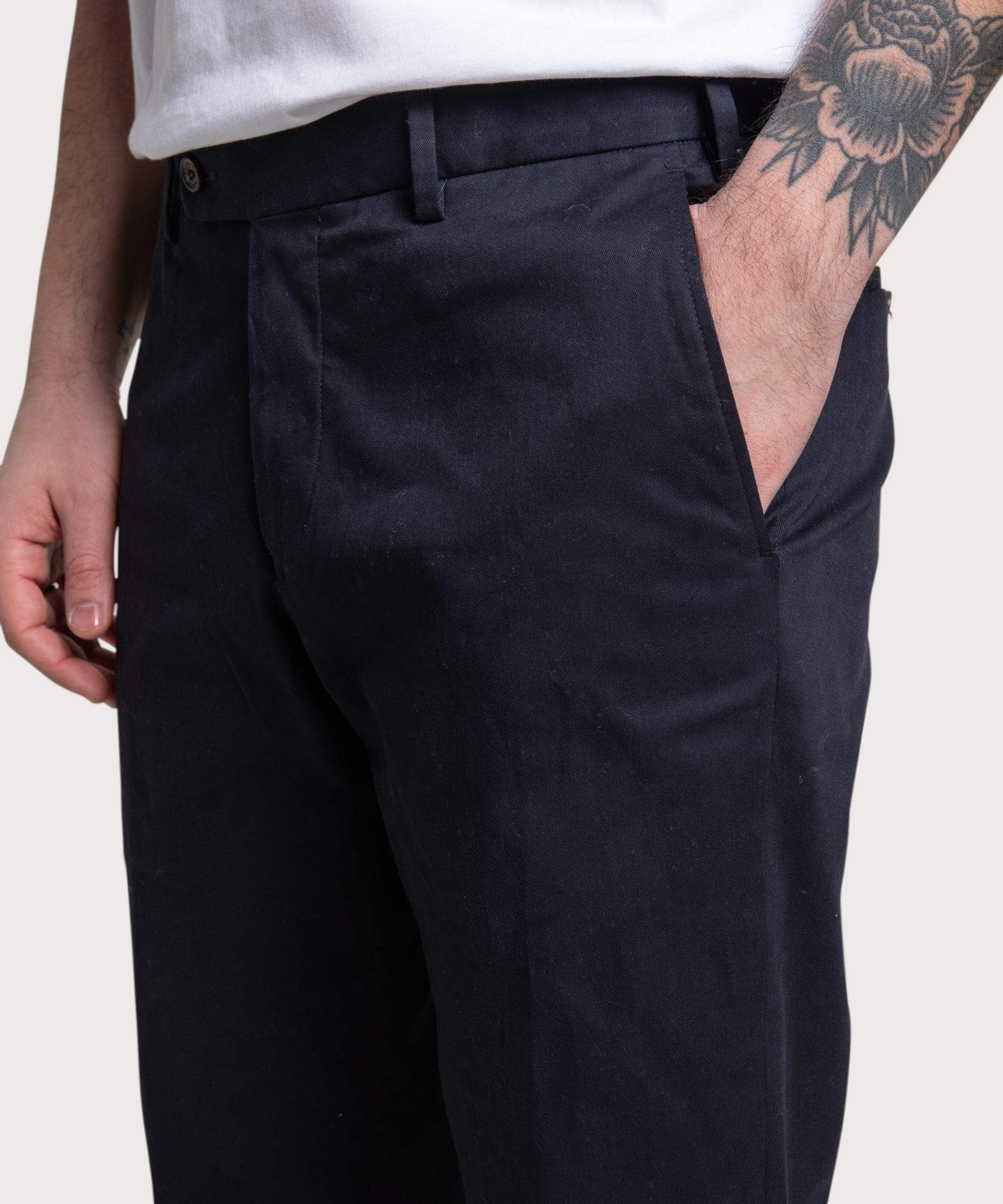Relaxed Cotton Trousers - Image 10