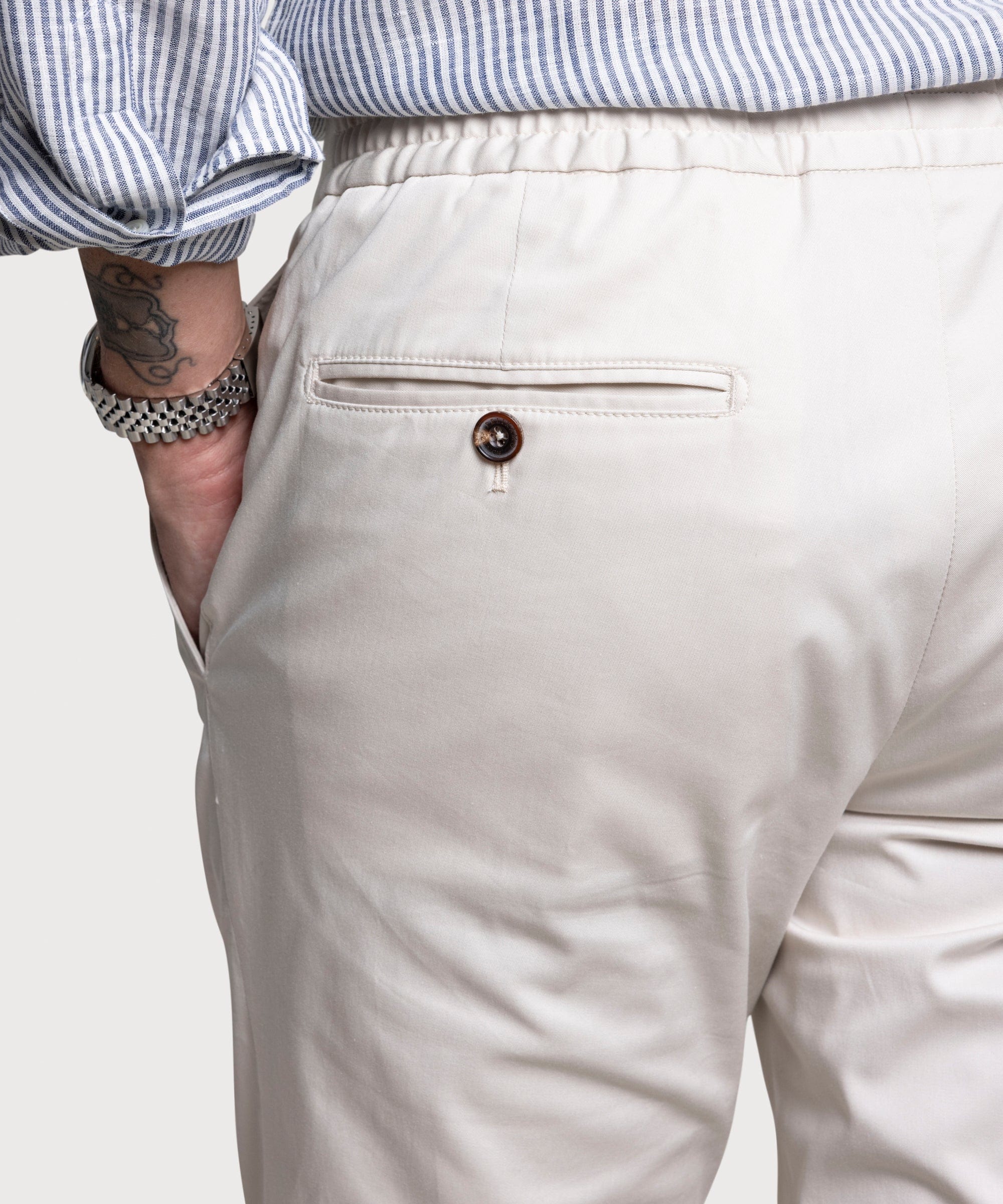 Light Cotton Weekend Trousers - Image 3