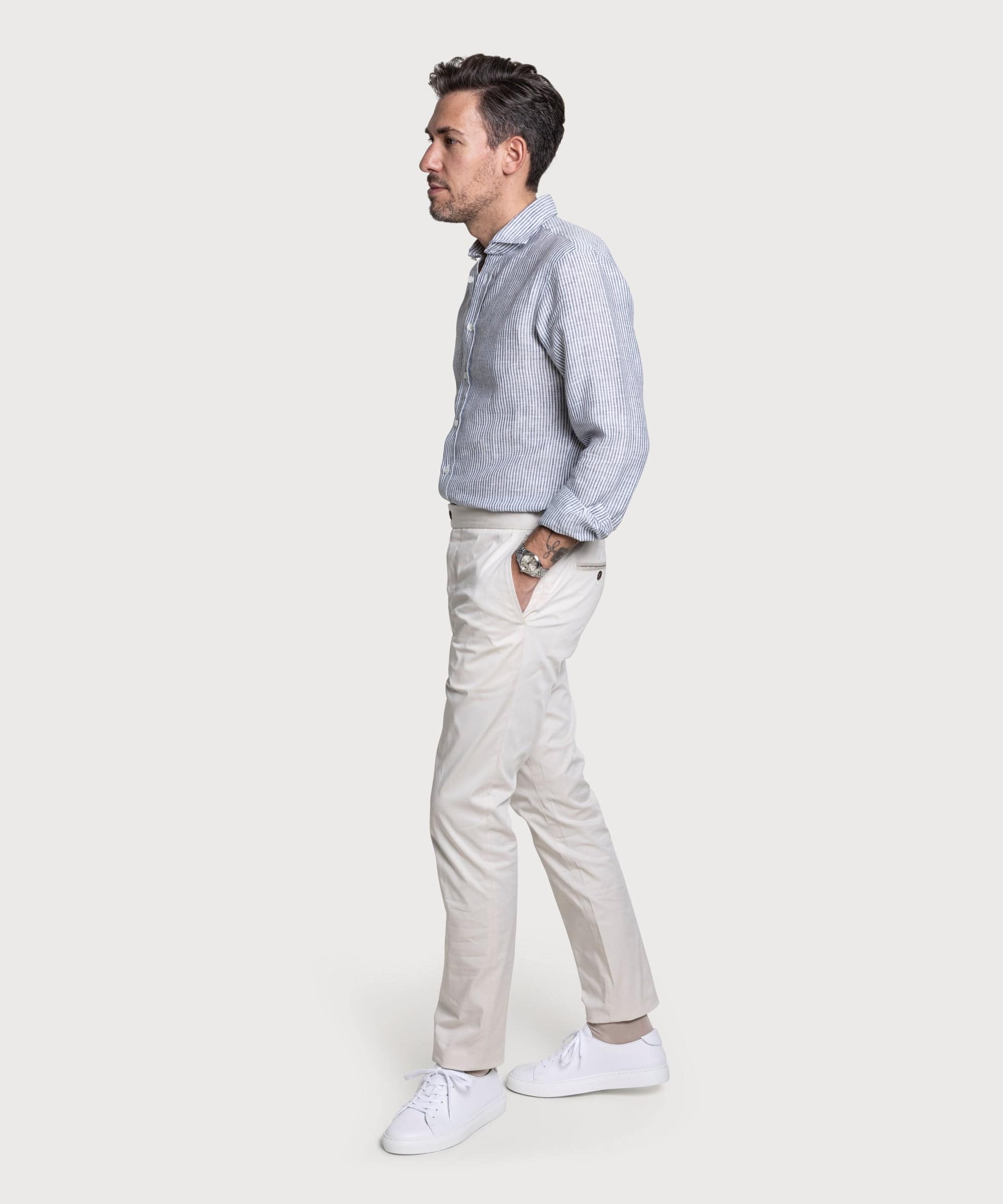 Light Cotton Weekend Trousers - Image 4