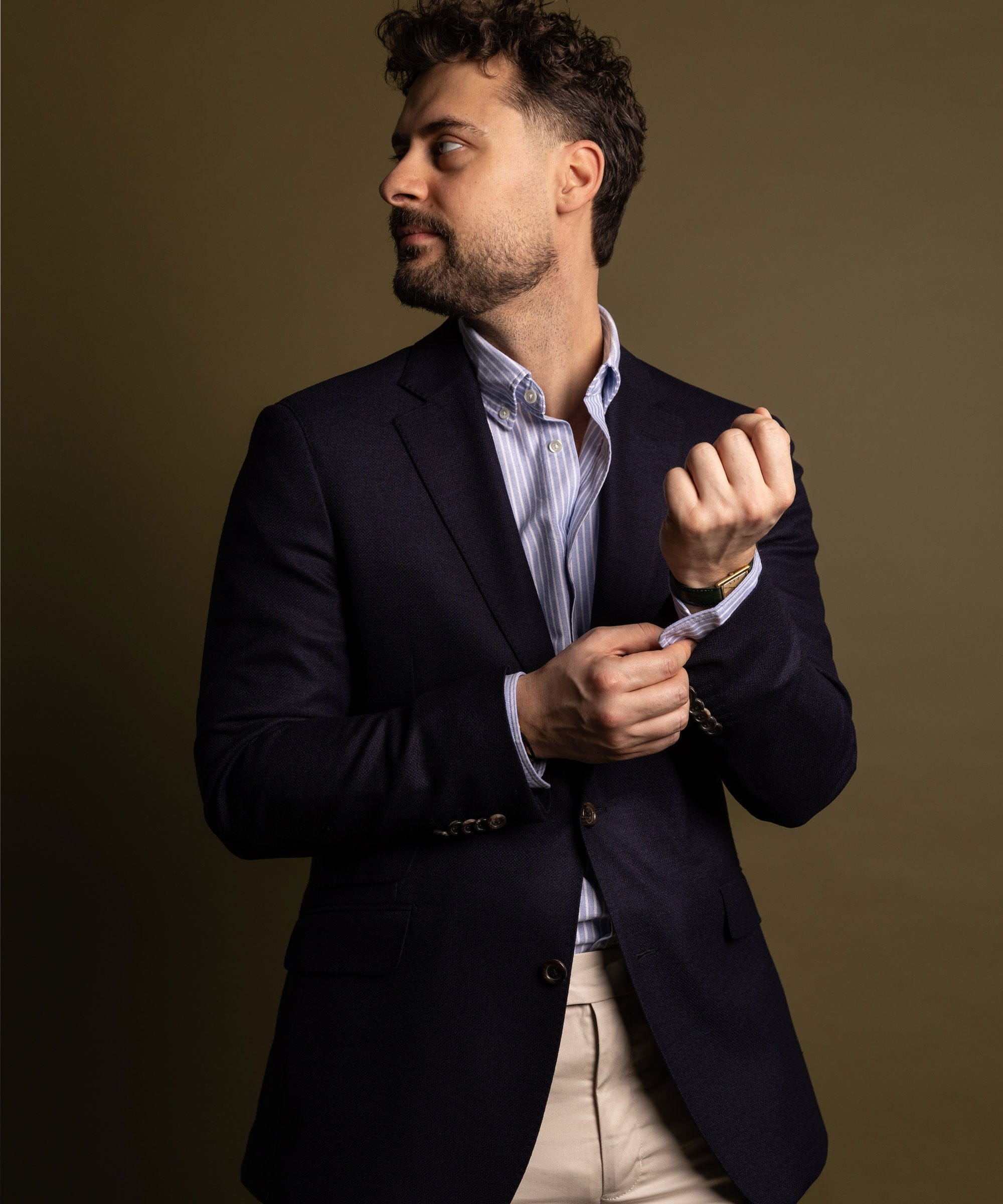 Light Wool Hopsack Jacket - Image 6
