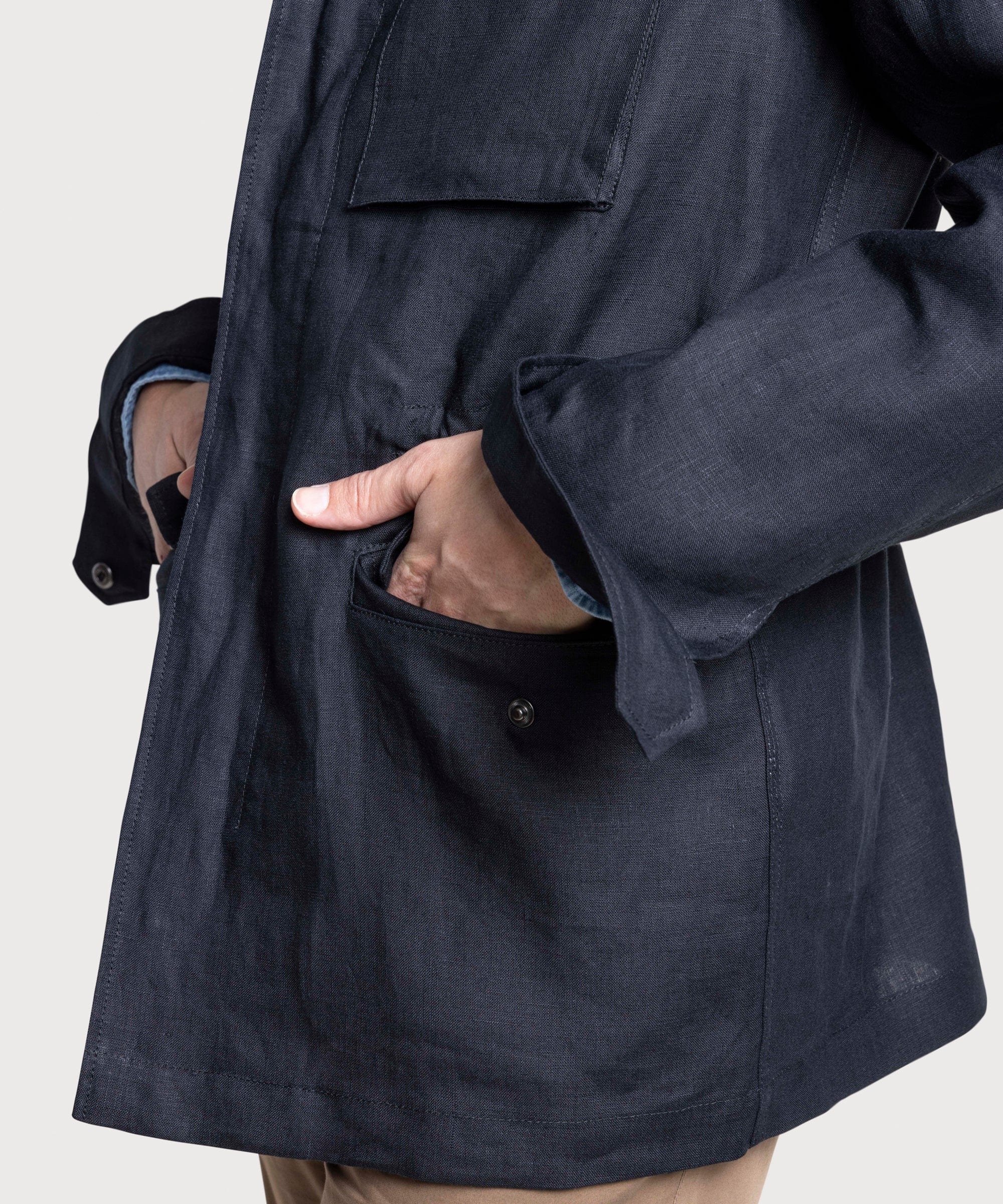 Linen Field Jacket - Image 12