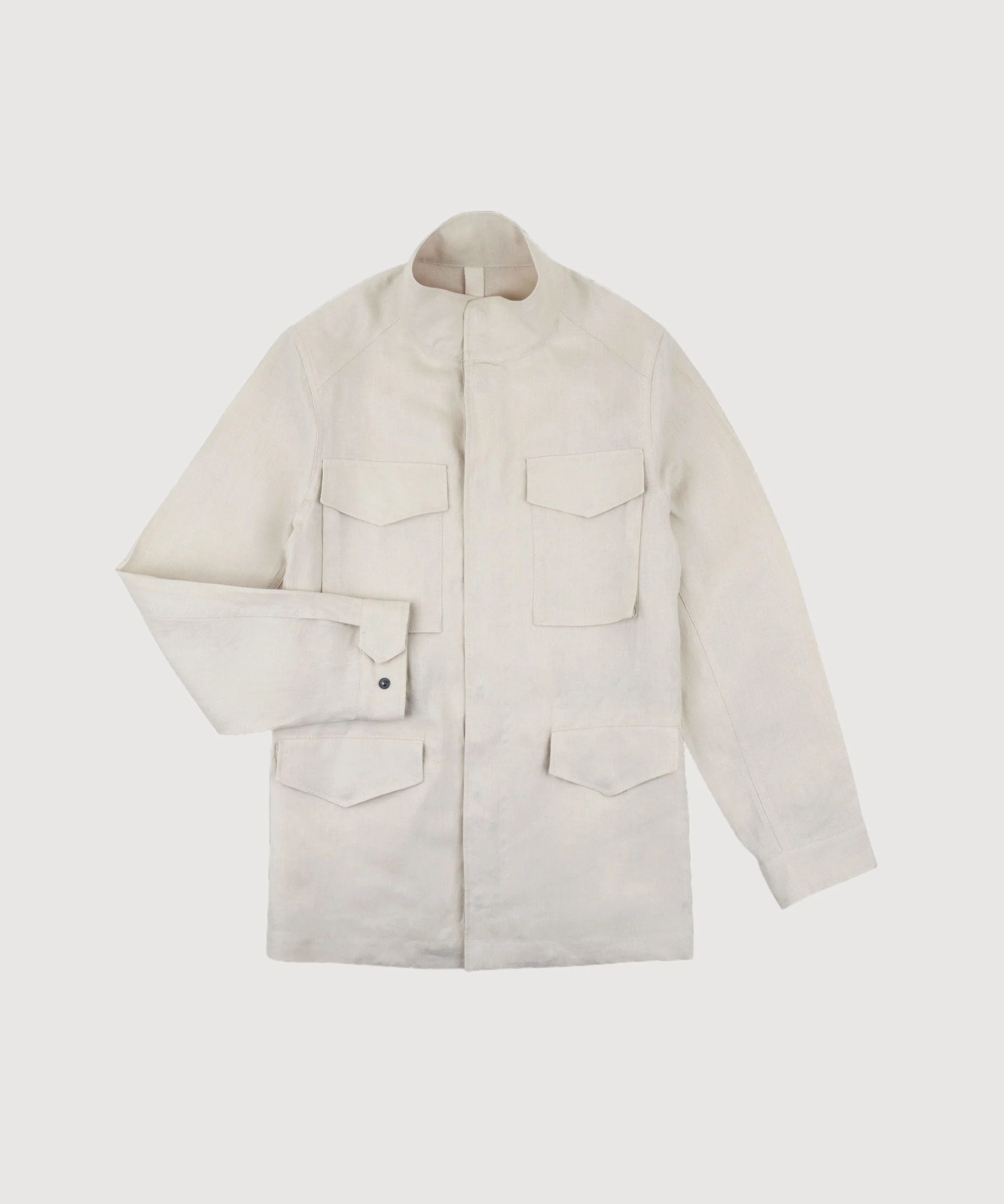Linen Field Jacket - Image 5