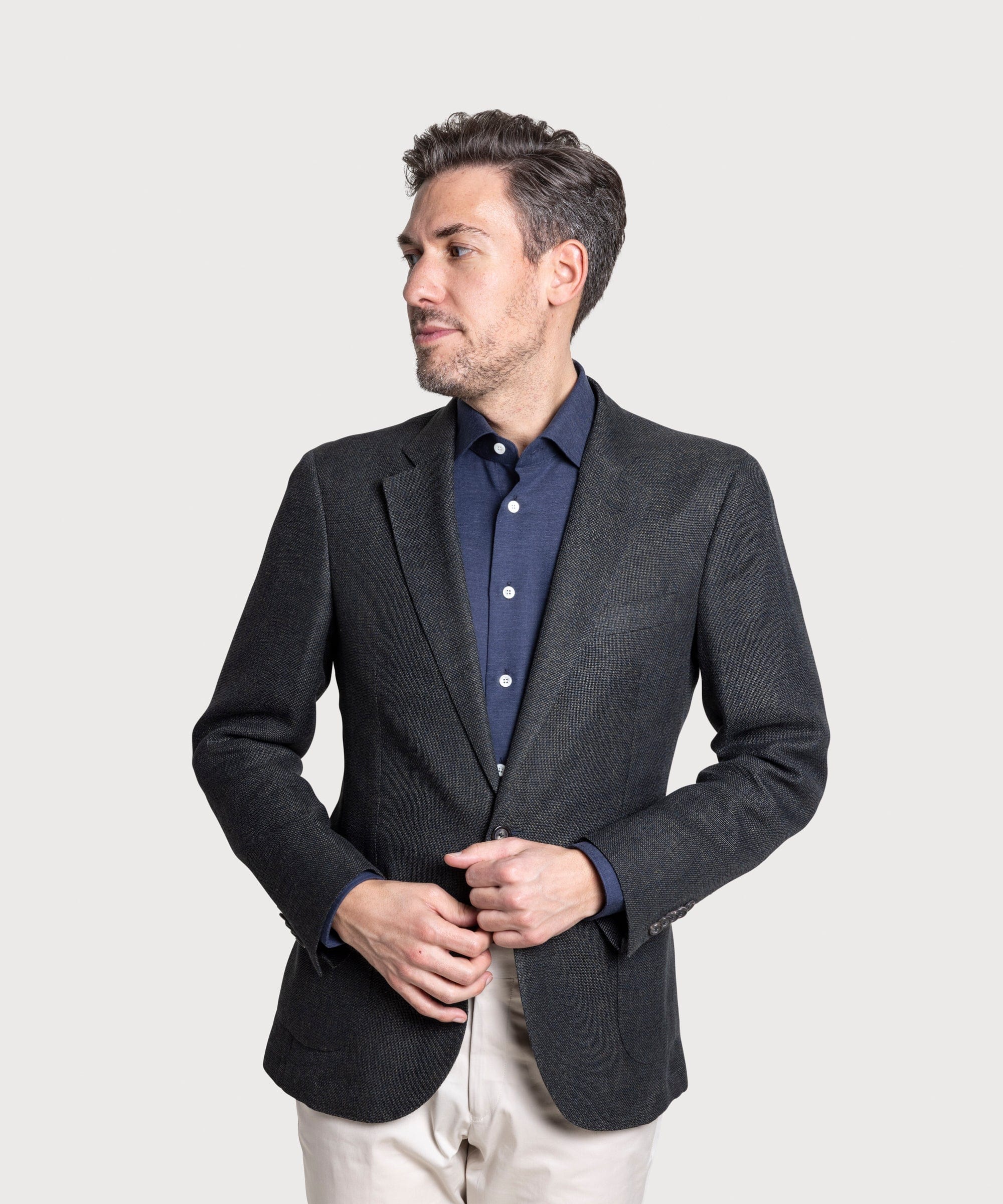 Linen Wool Jacket - Image 7