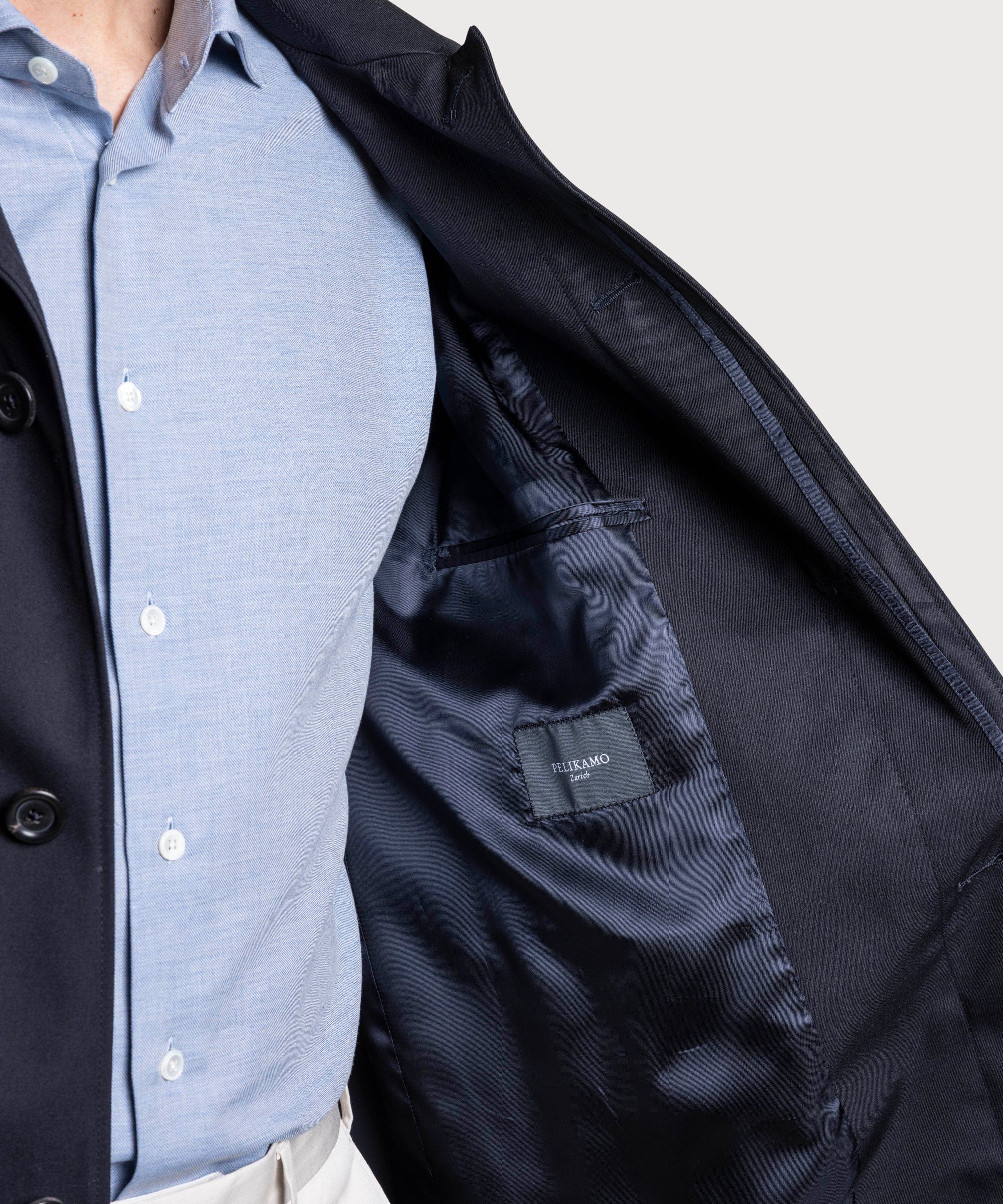 Long Twill Raincoat - Image 8
