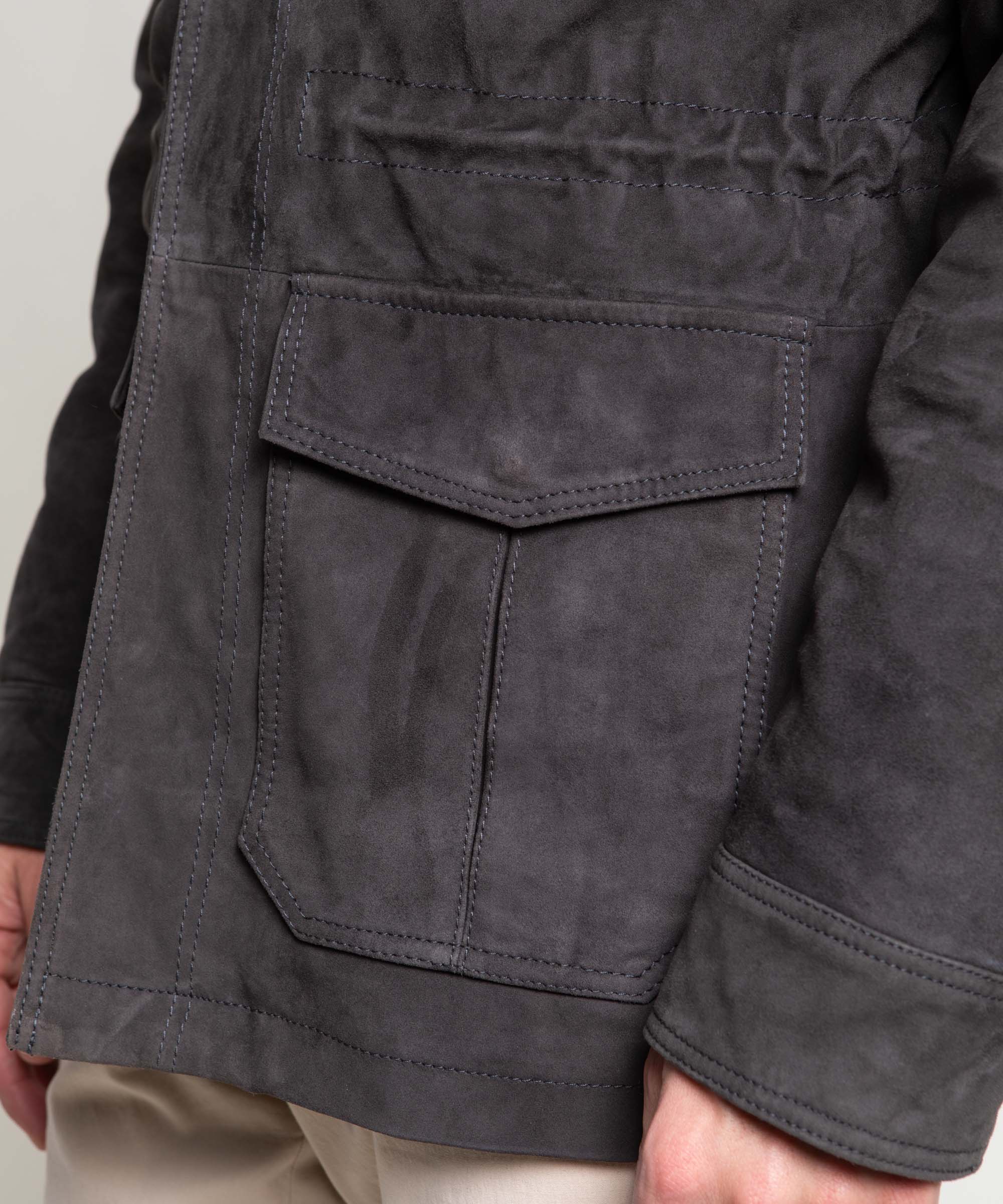 Leather Field Jacket - Image 7