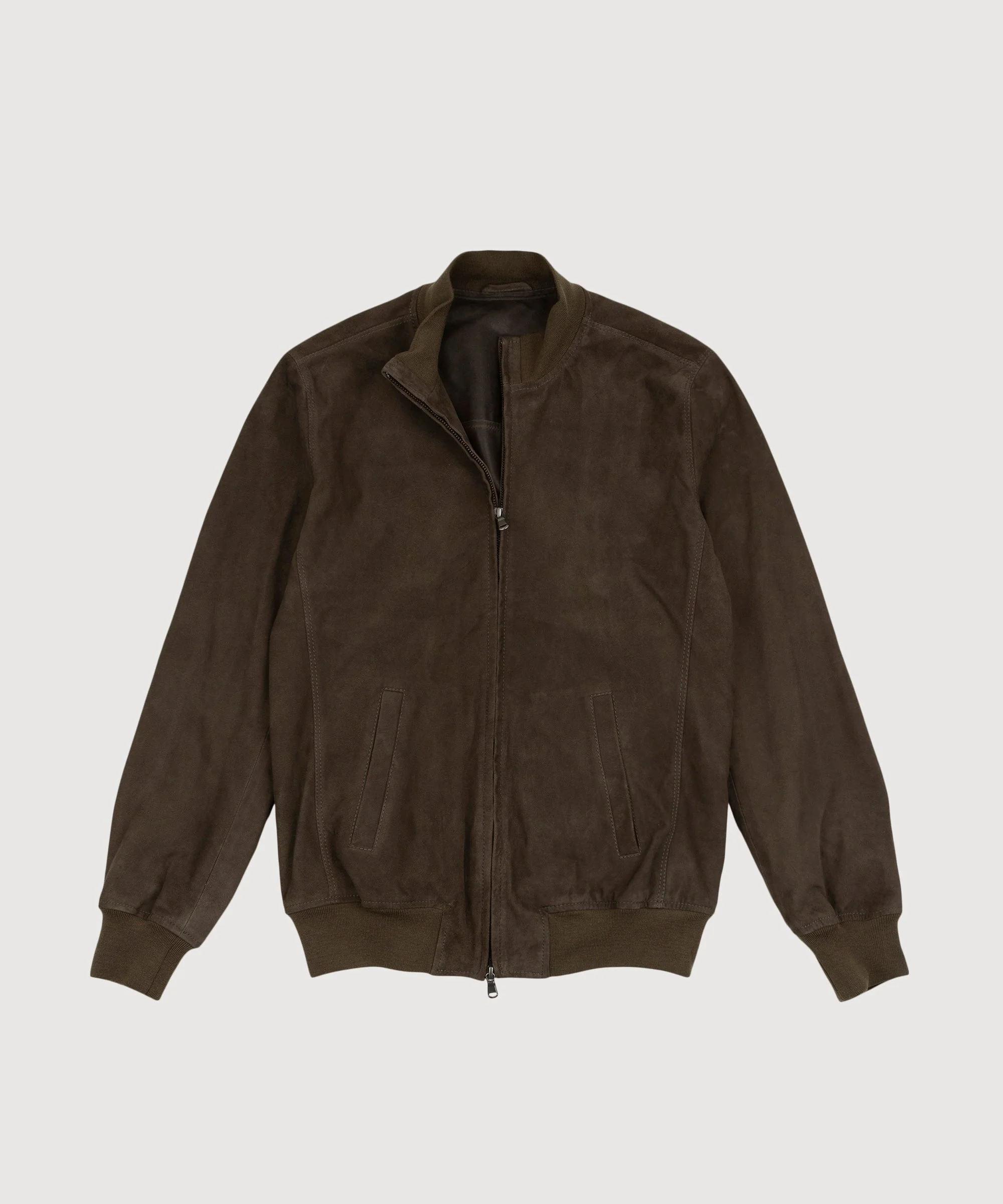 Suede Bomber Jacket - Image 8