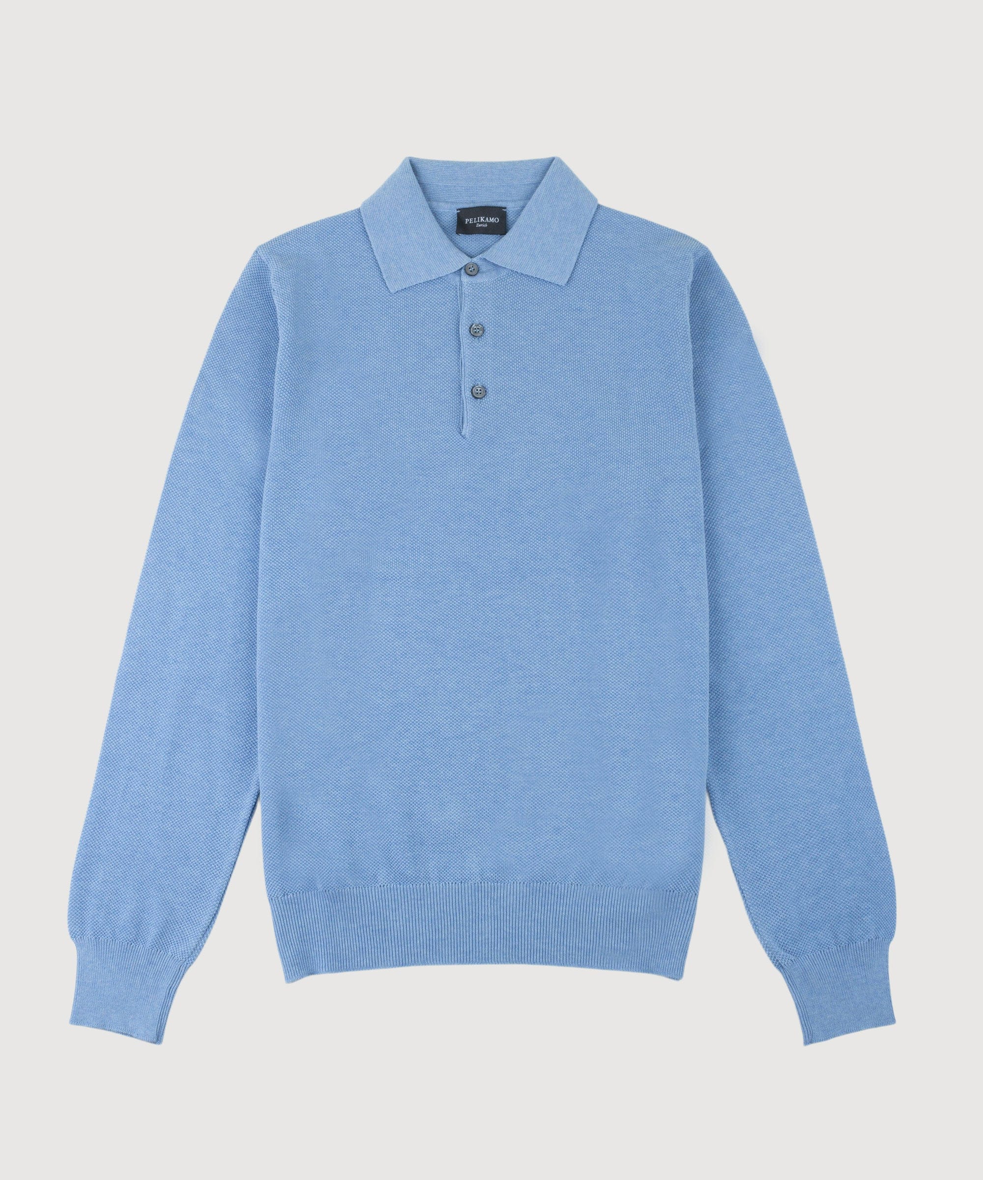 Polo Cotton Pique Sweater - Image 15