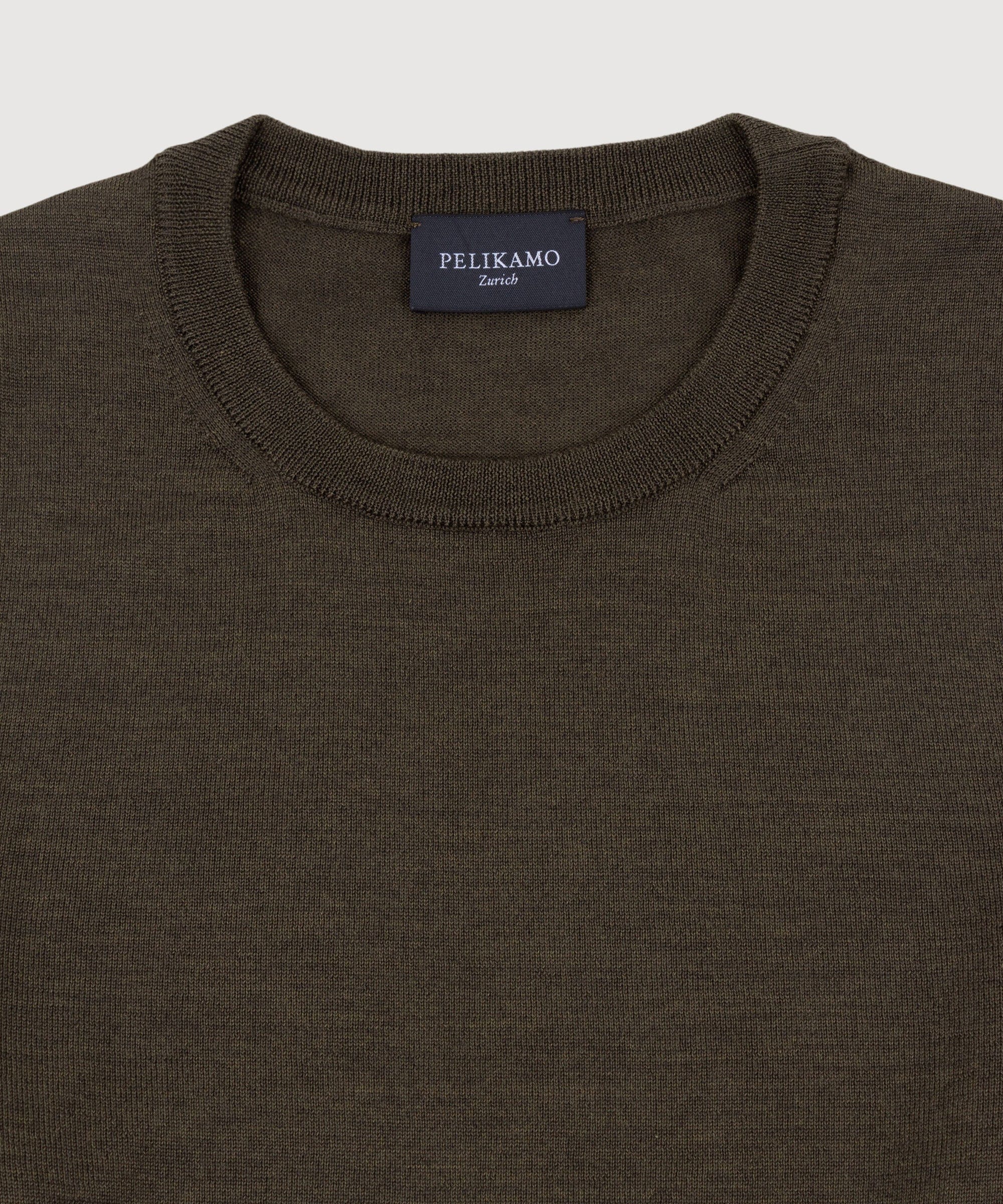 Wool Silk Roundneck Sweater - Image 10