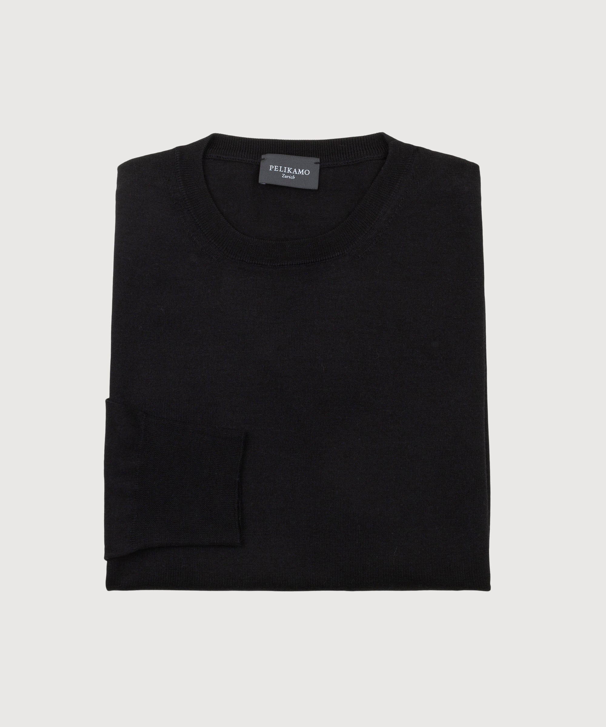 Wool Silk Roundneck Sweater - Image 13