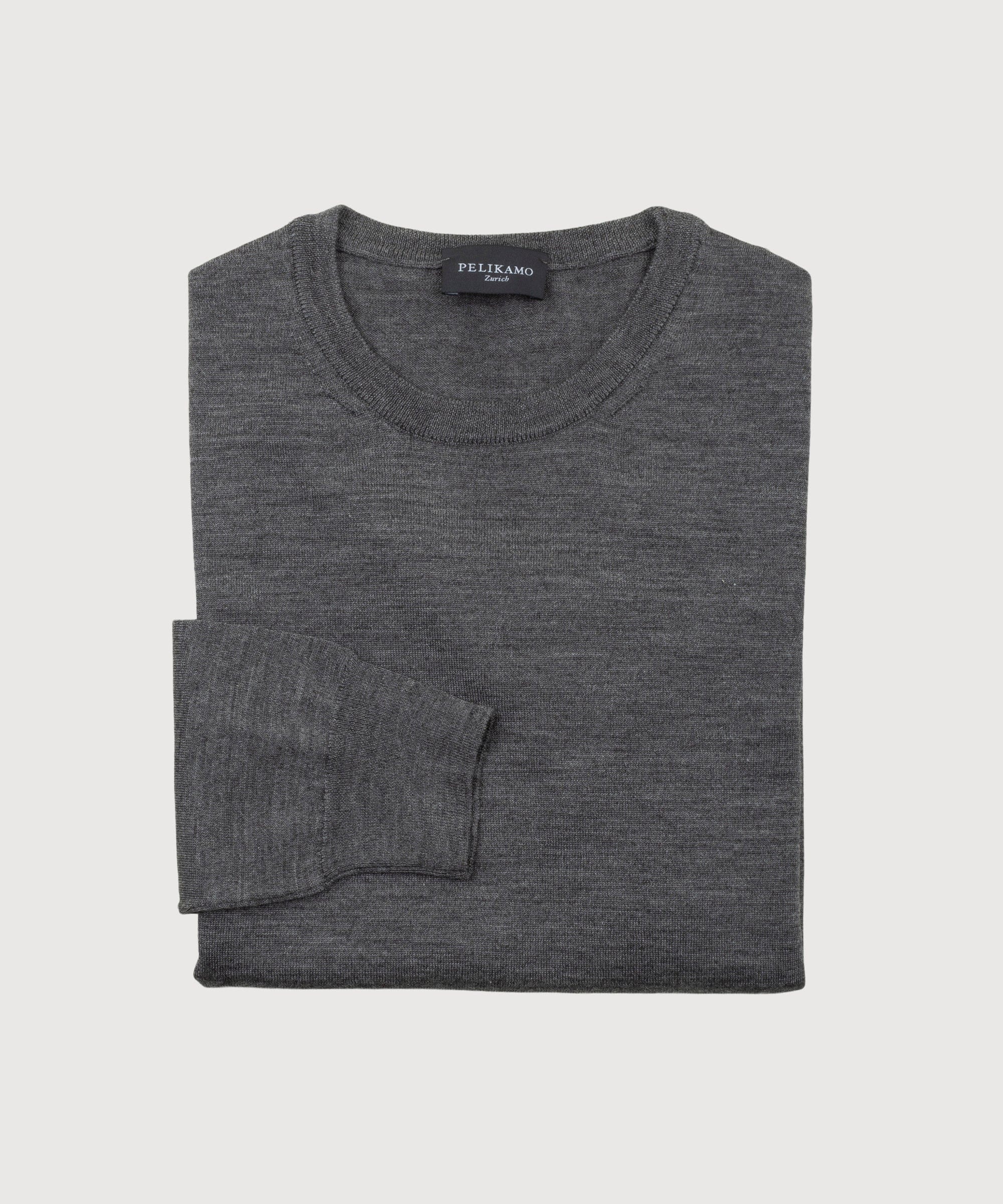 Wool Silk Roundneck Sweater - Image 14