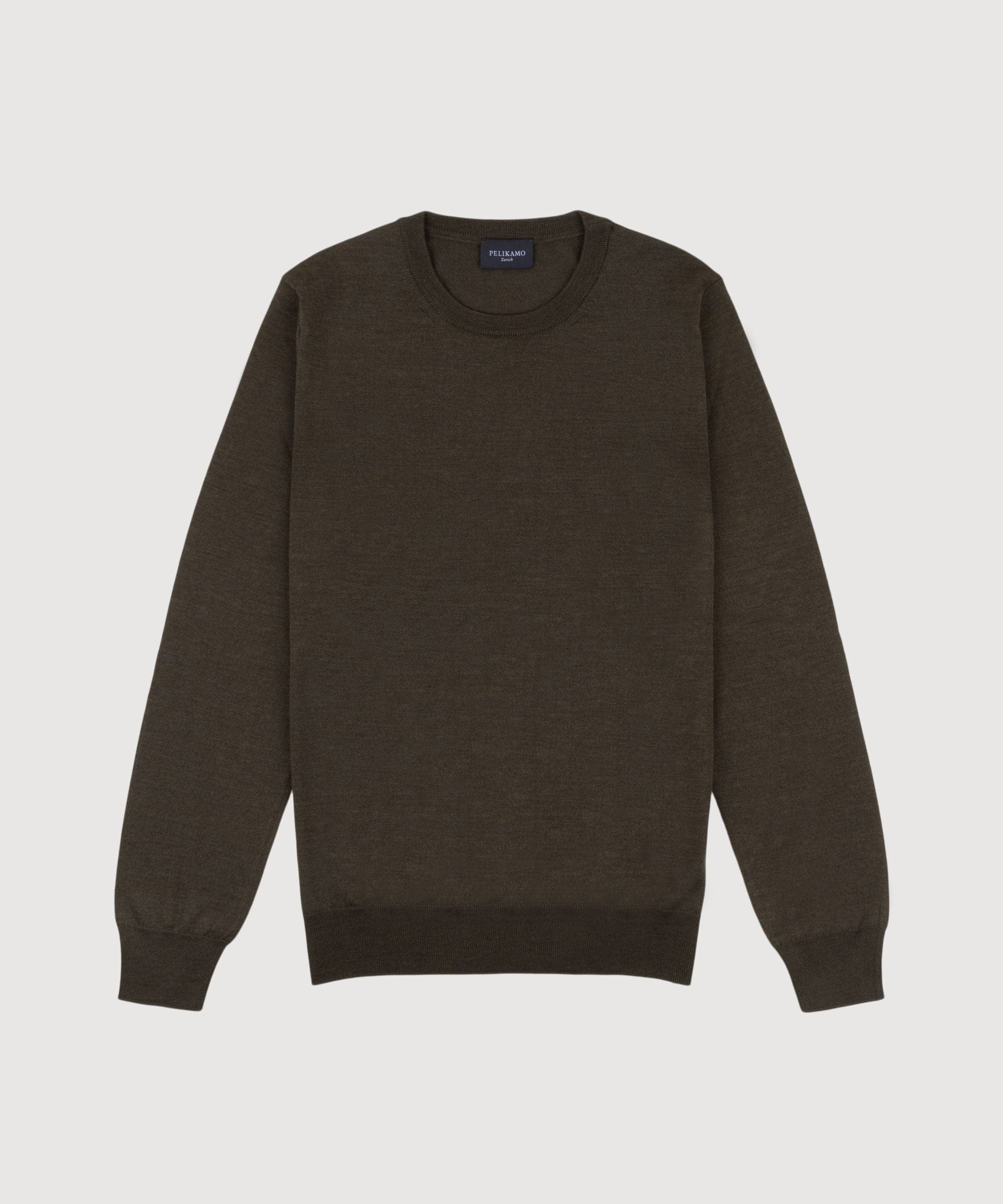 Wool Silk Roundneck Sweater - Image 9