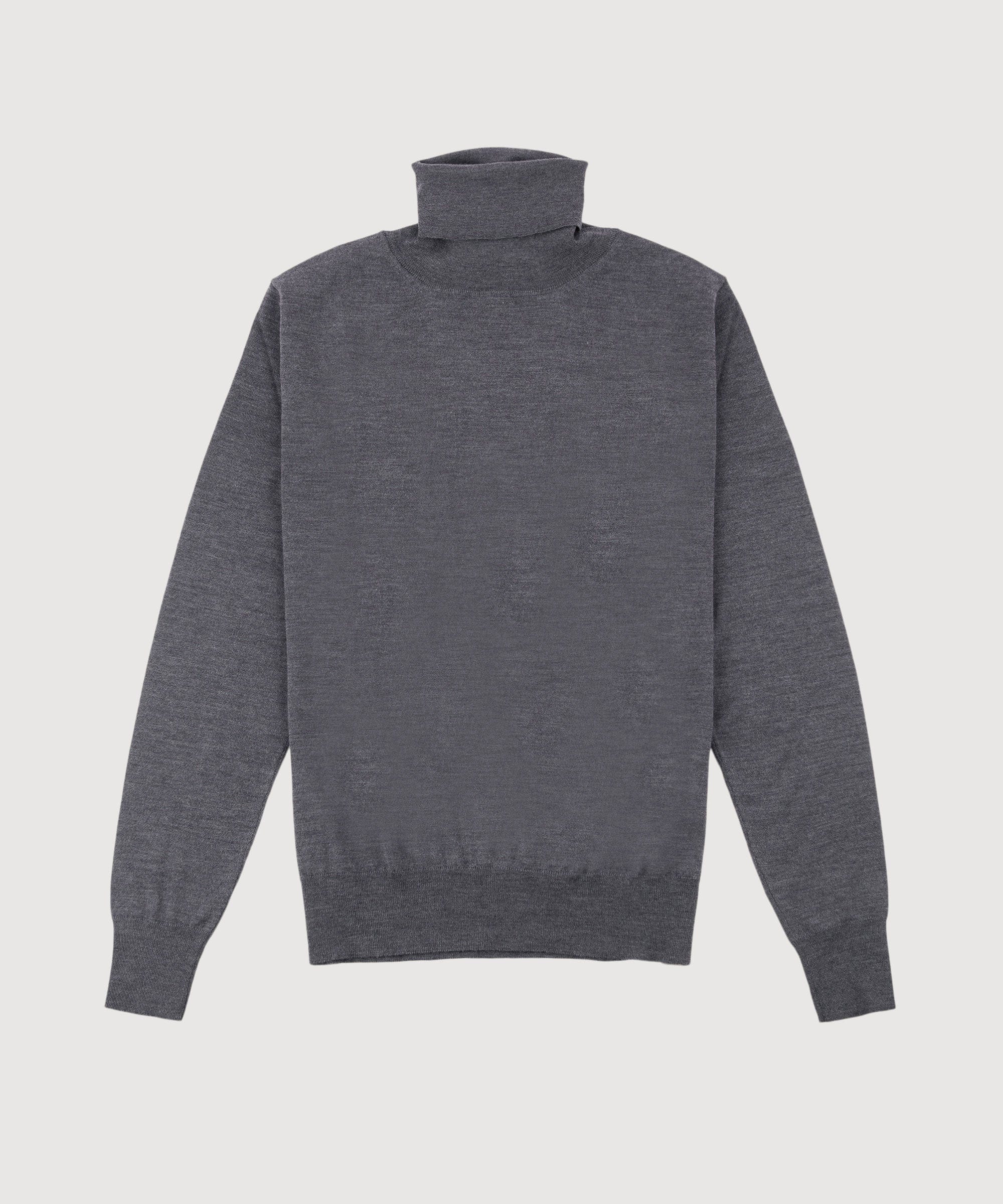 Wool Silk Rollneck Sweater - Image 14