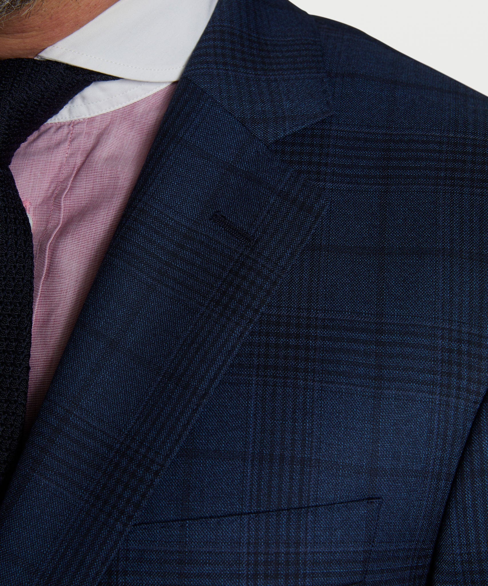 Suit Super 120s Check Blue - Image 2