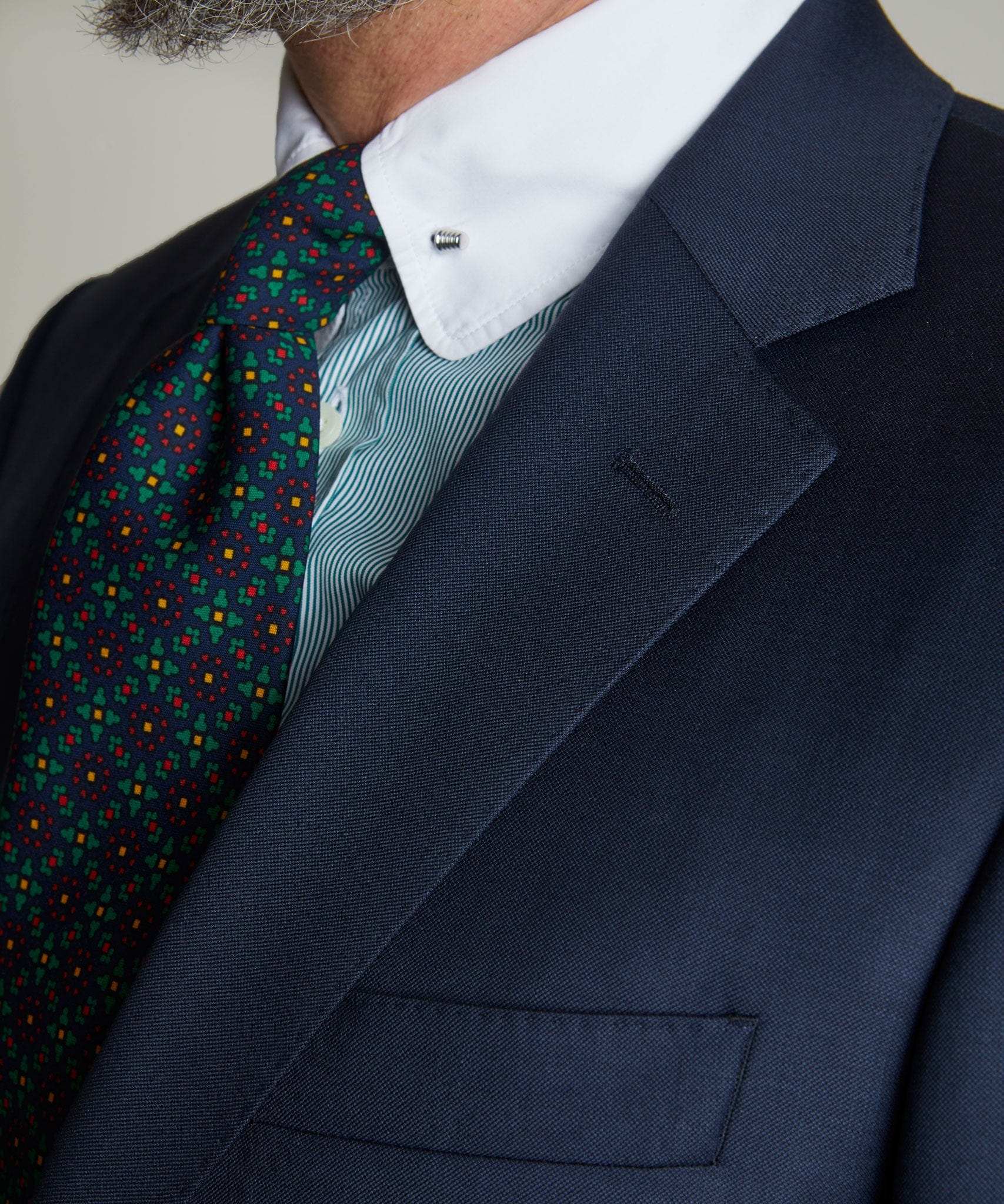 Suit Super 110s Structured Blue - Image 2