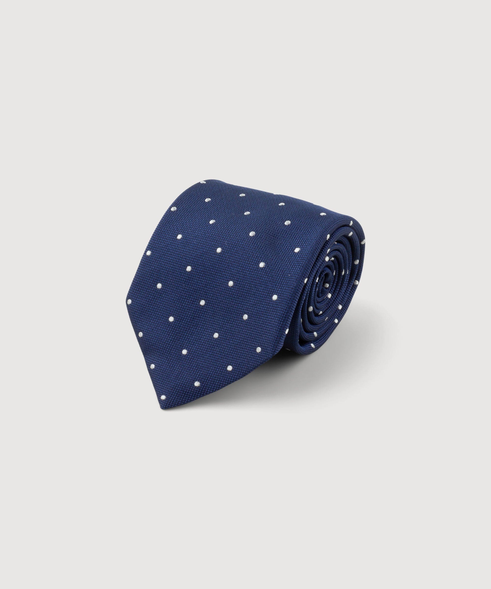 Dotted Silk Tie - Image 8
