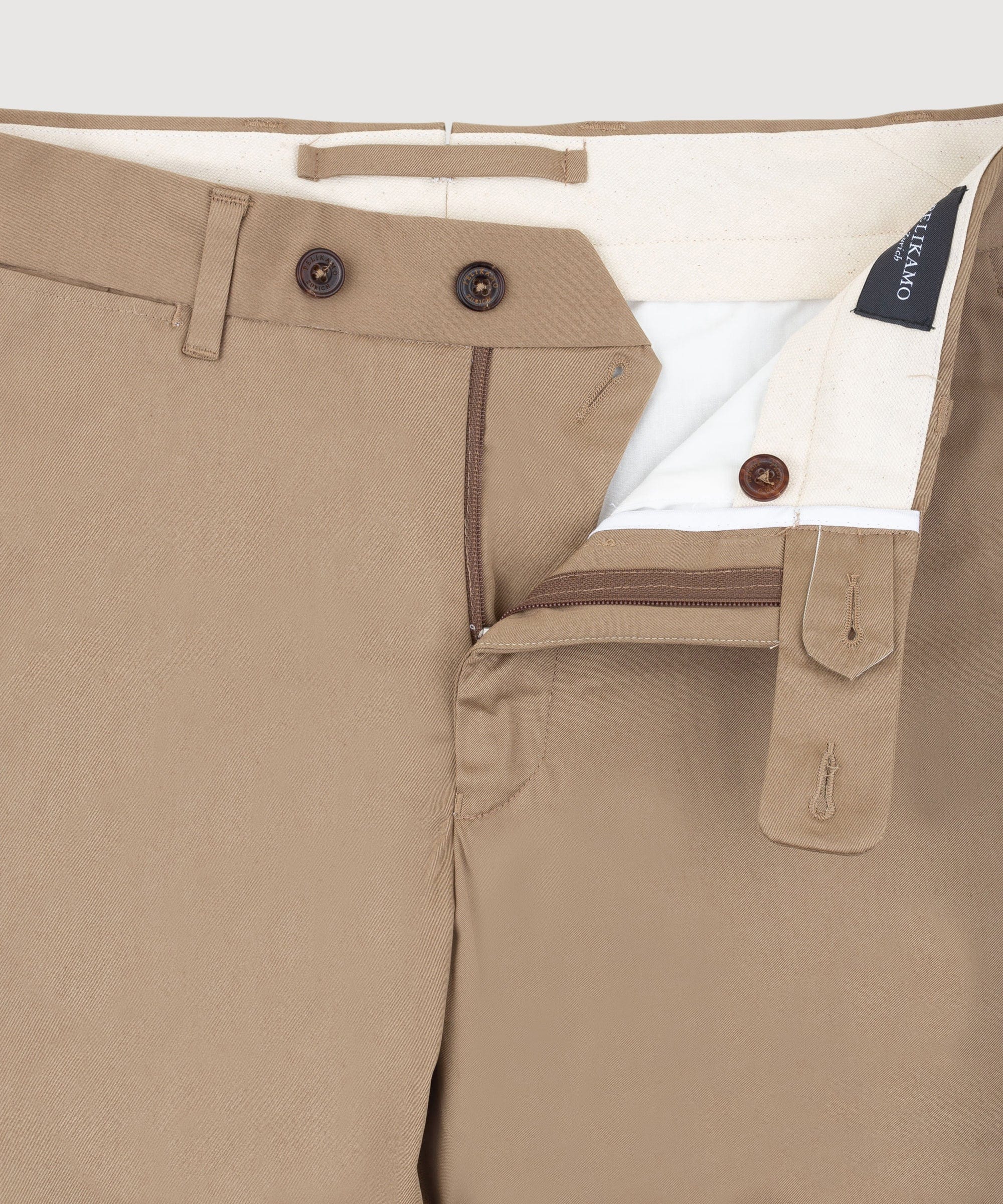 Relaxed Light Cotton Trousers - Image 19