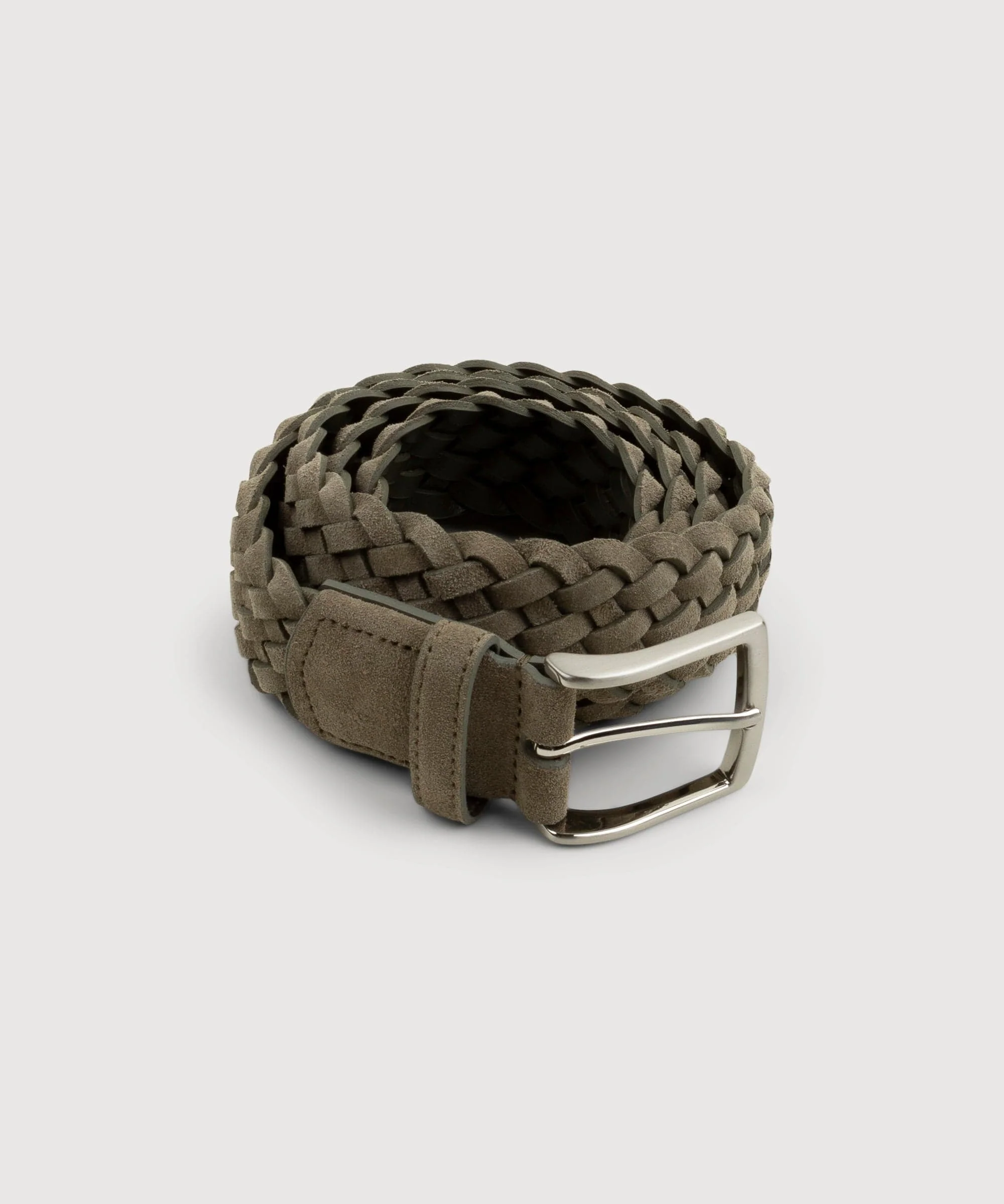 Woven Suede Leather Belt - Image 3