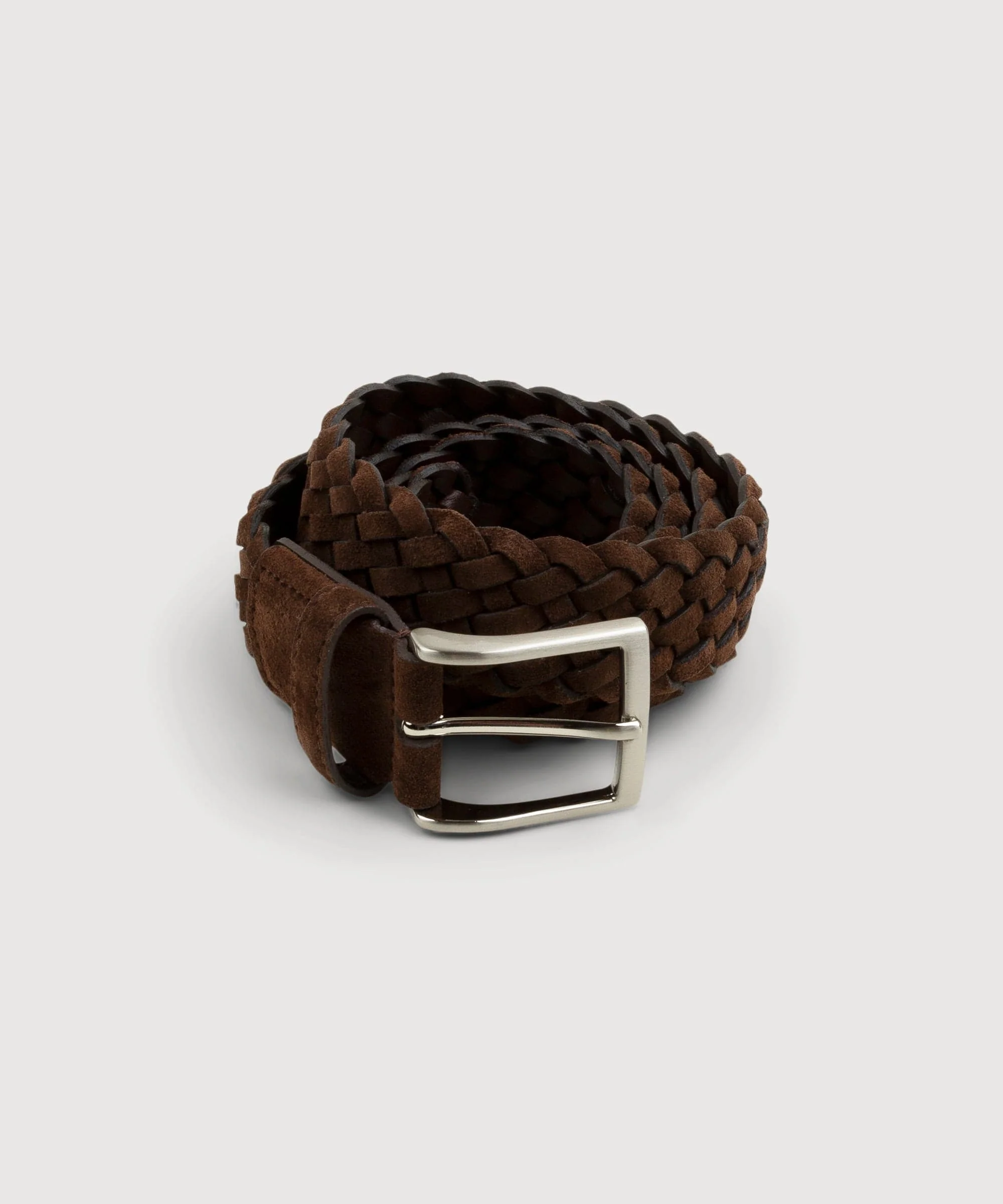 Woven Suede Leather Belt - Image 4